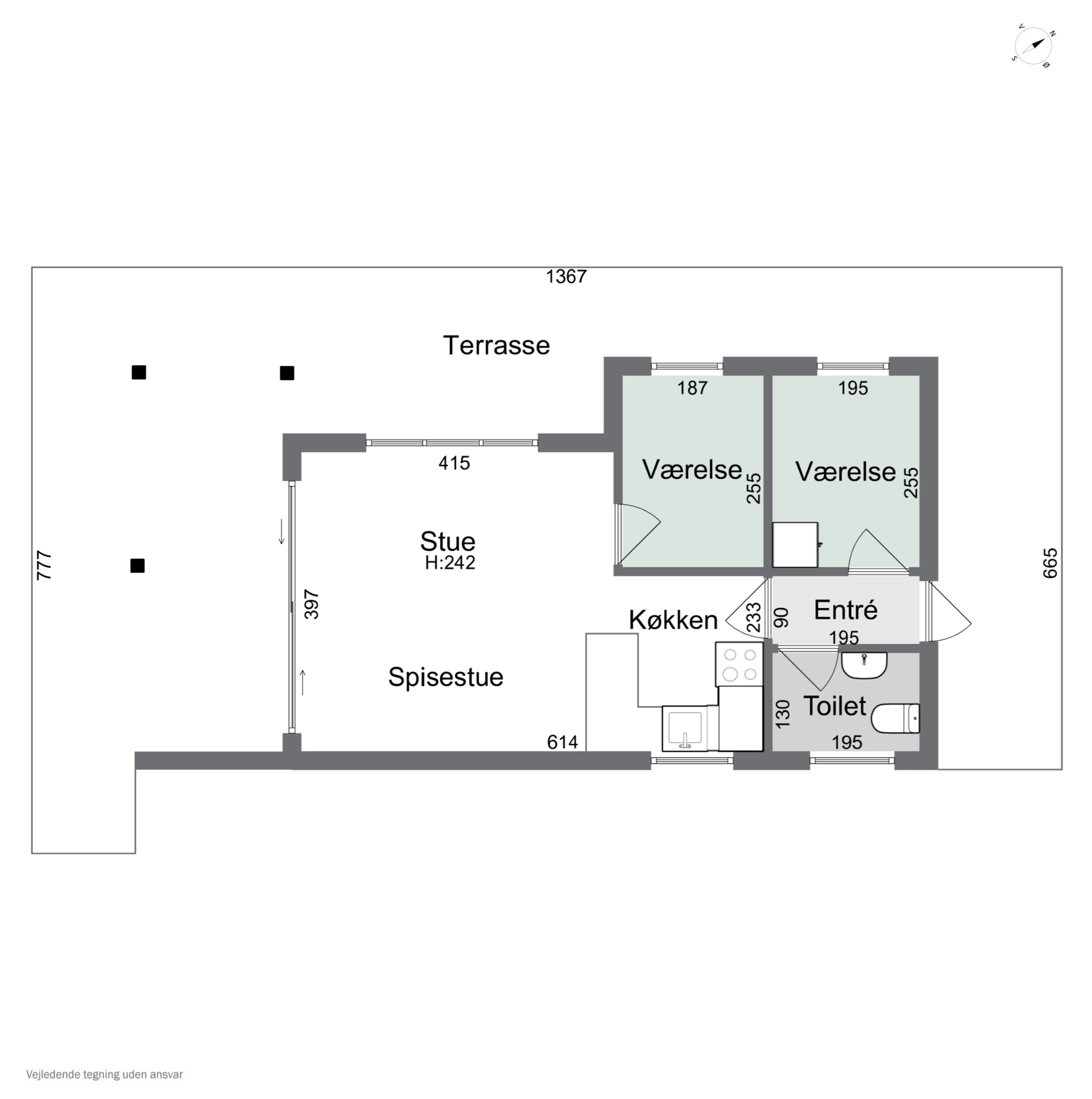 Plantegninger billede af Hans Christiansvej 7, 4281 Gørlev