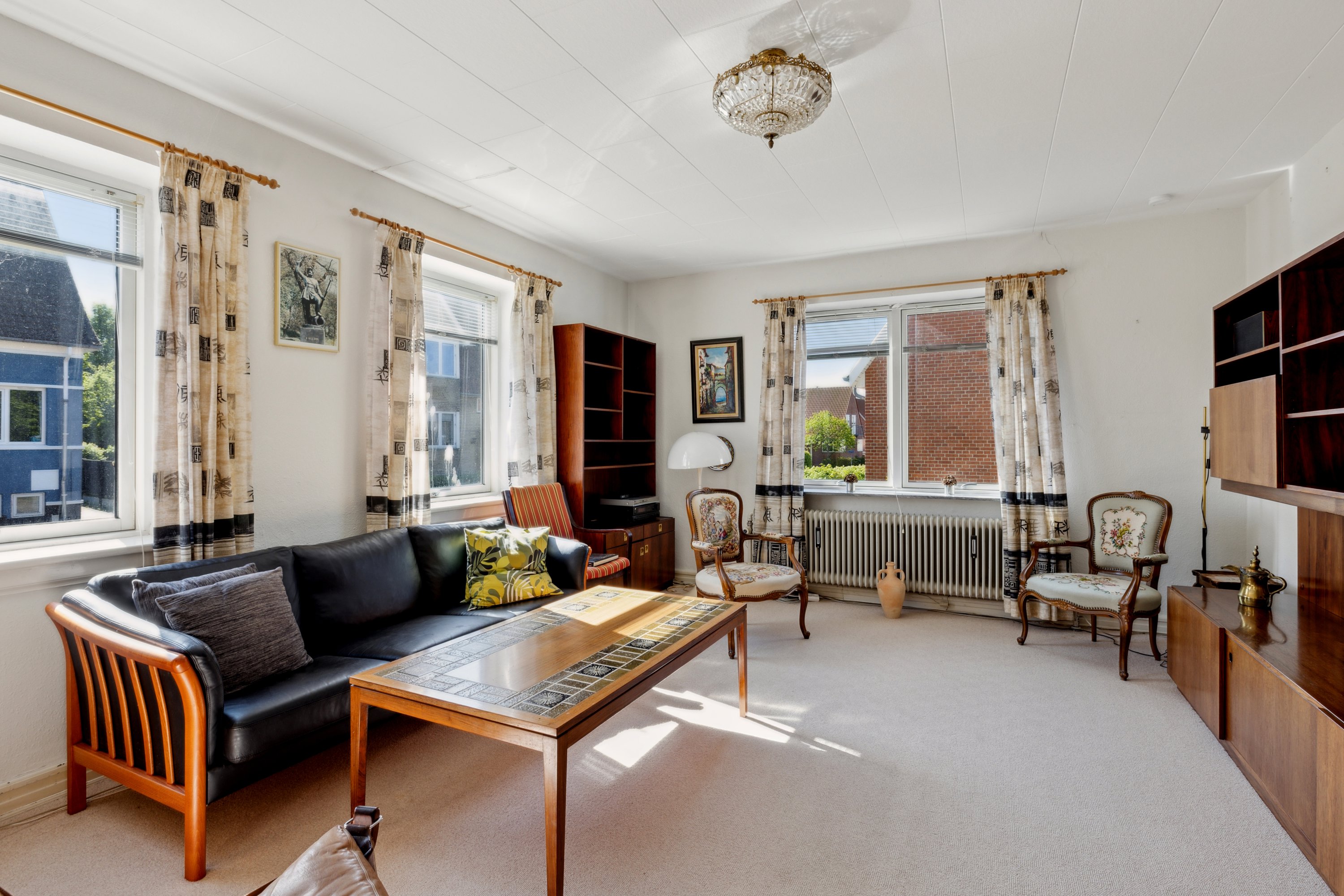 Fremhævet stue billede i fuldskærmstilstand. Billede af A.S. Ørsteds Vej 19, 8800 Viborg