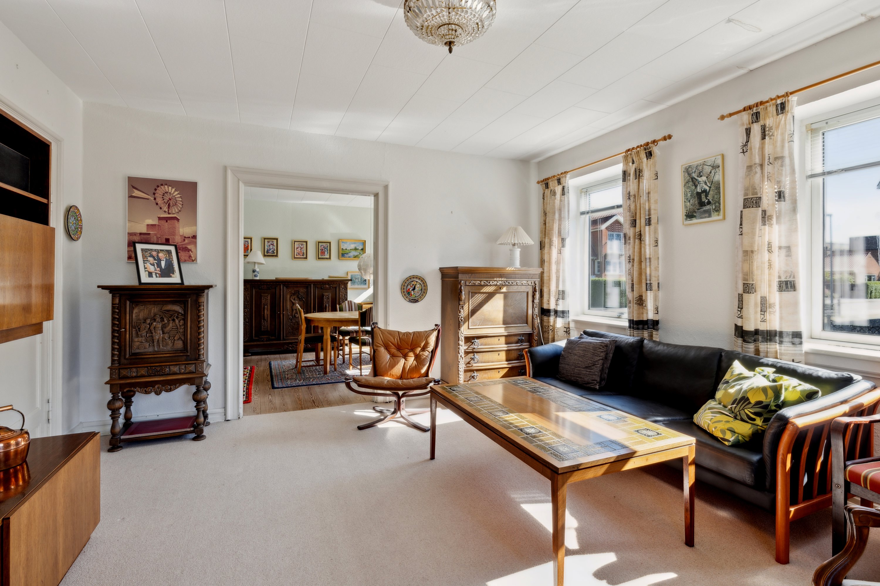 Fremhævet stue billede i fuldskærmstilstand. Billede af A.S. Ørsteds Vej 19, 8800 Viborg