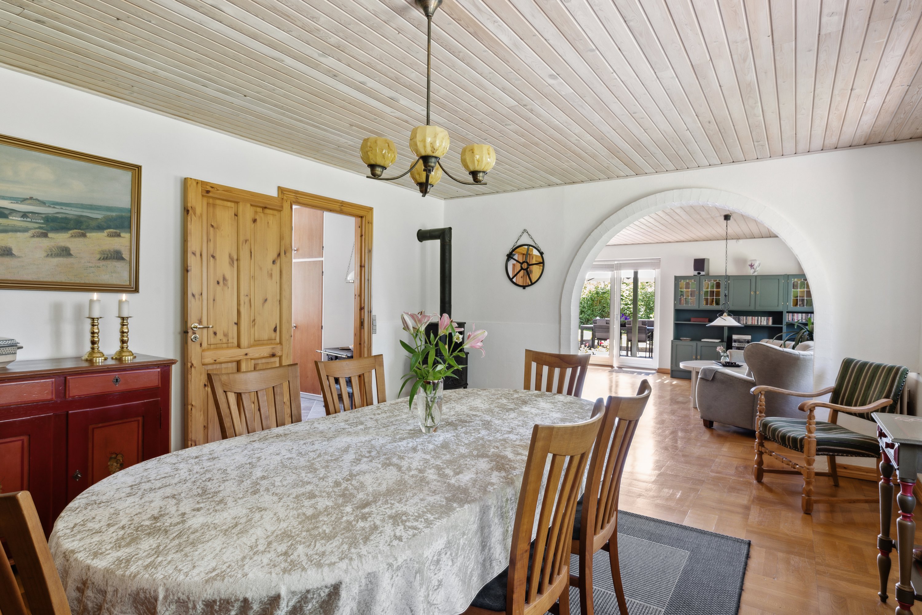 Fremhævet stue billede i fuldskærmstilstand. Billede af Holstebrovej 203, Mønsted, 8800 Viborg