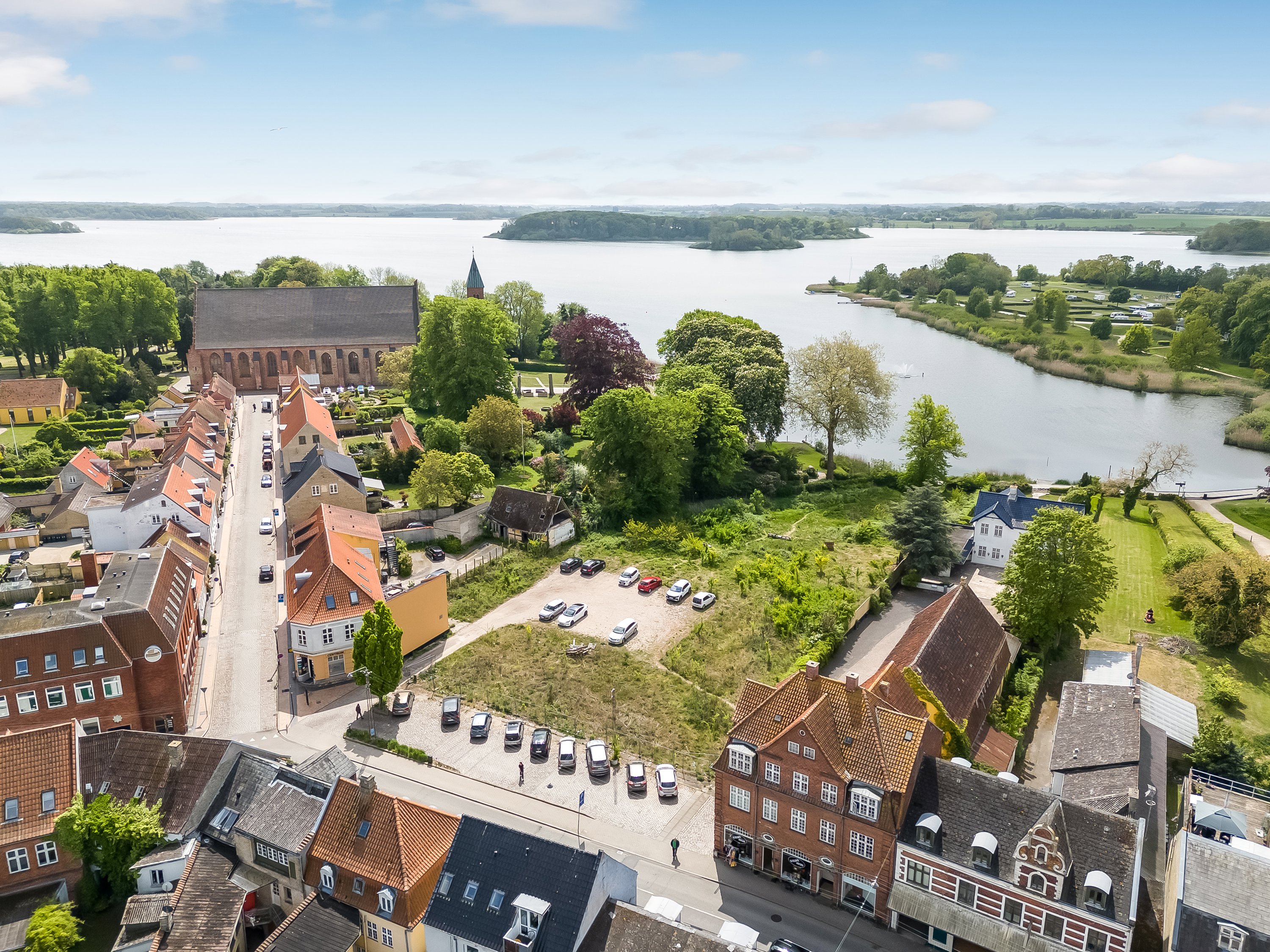 Fremhævet luftfoto billede i fuldskærmstilstand. Billede af Vestergade 15B, 2., 4930 Maribo