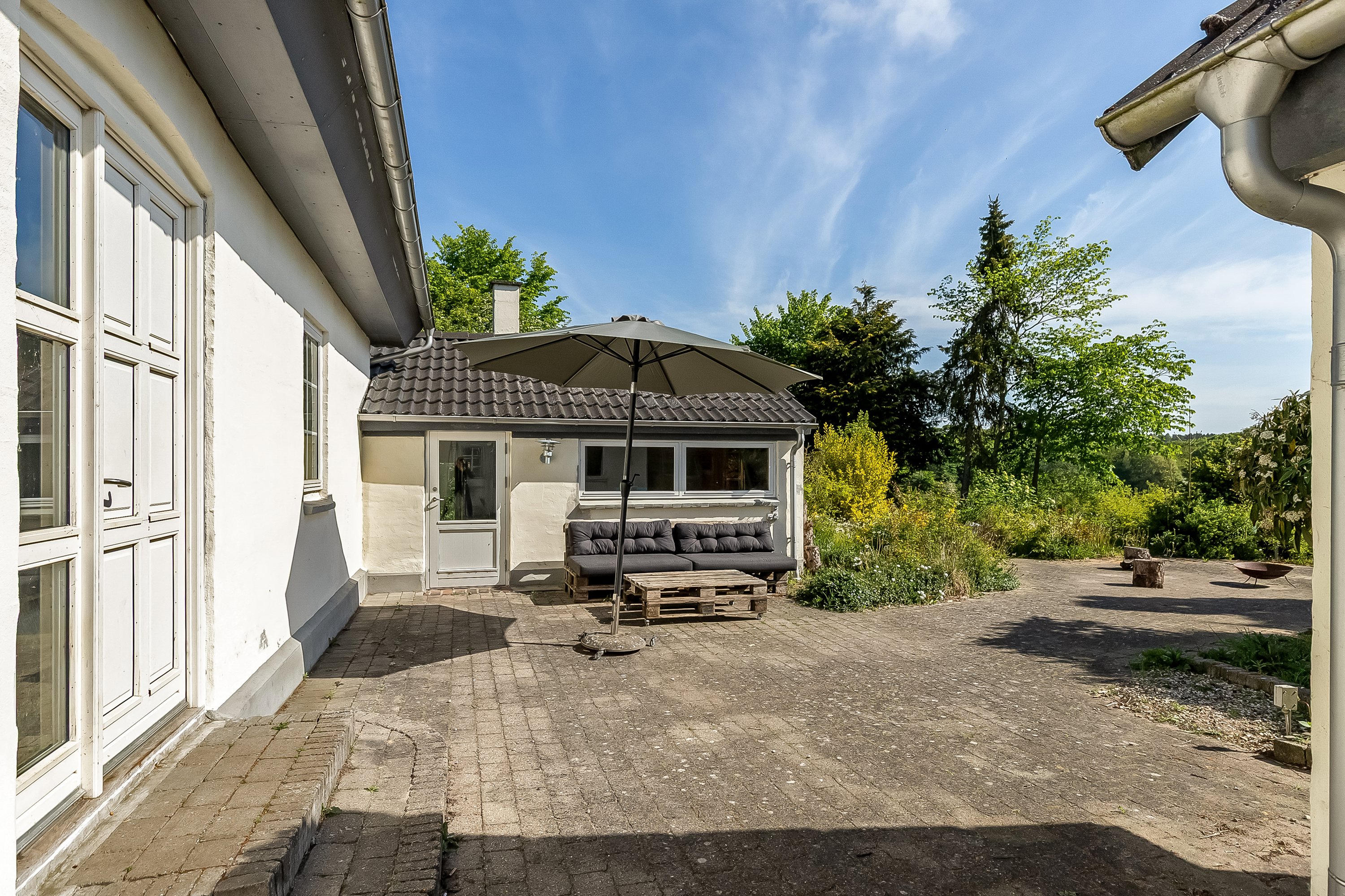 Fremhævet terrasse billede i fuldskærmstilstand. Billede af Ejstrupvej 25, Vranderup, 6000 Kolding