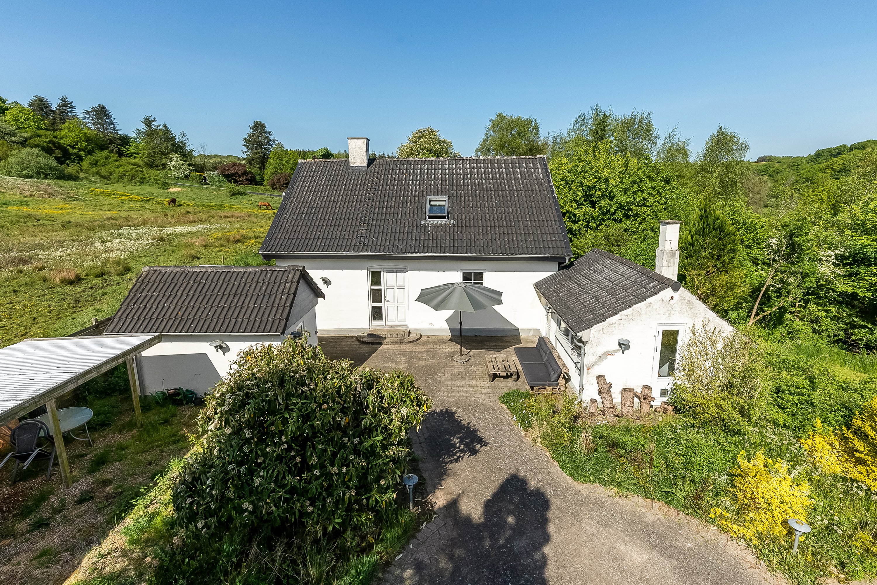 Fremhævet mastefoto billede i fuldskærmstilstand. Billede af Ejstrupvej 25, Vranderup, 6000 Kolding