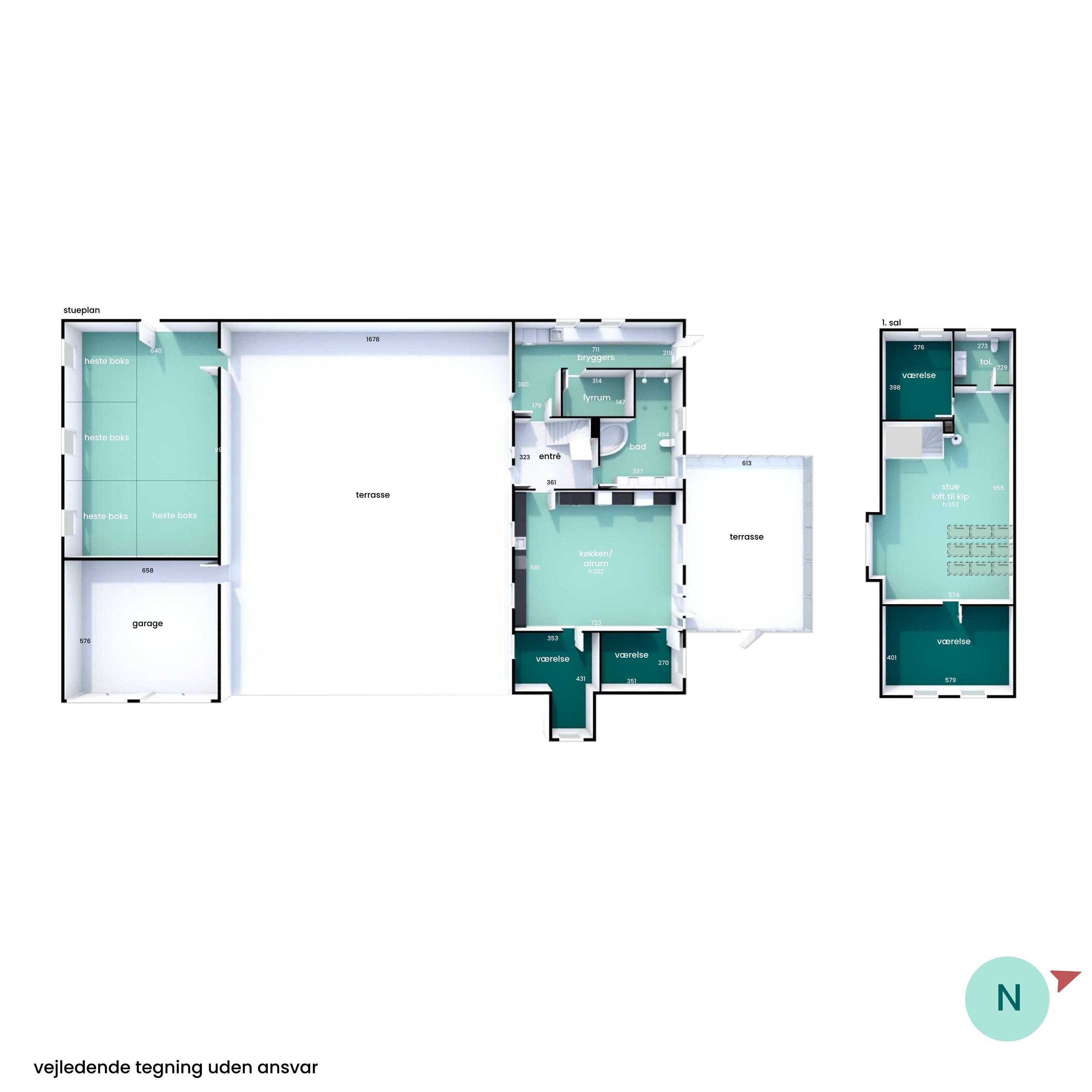 Plantegninger billede af Rødageren 13, 9280 Storvorde