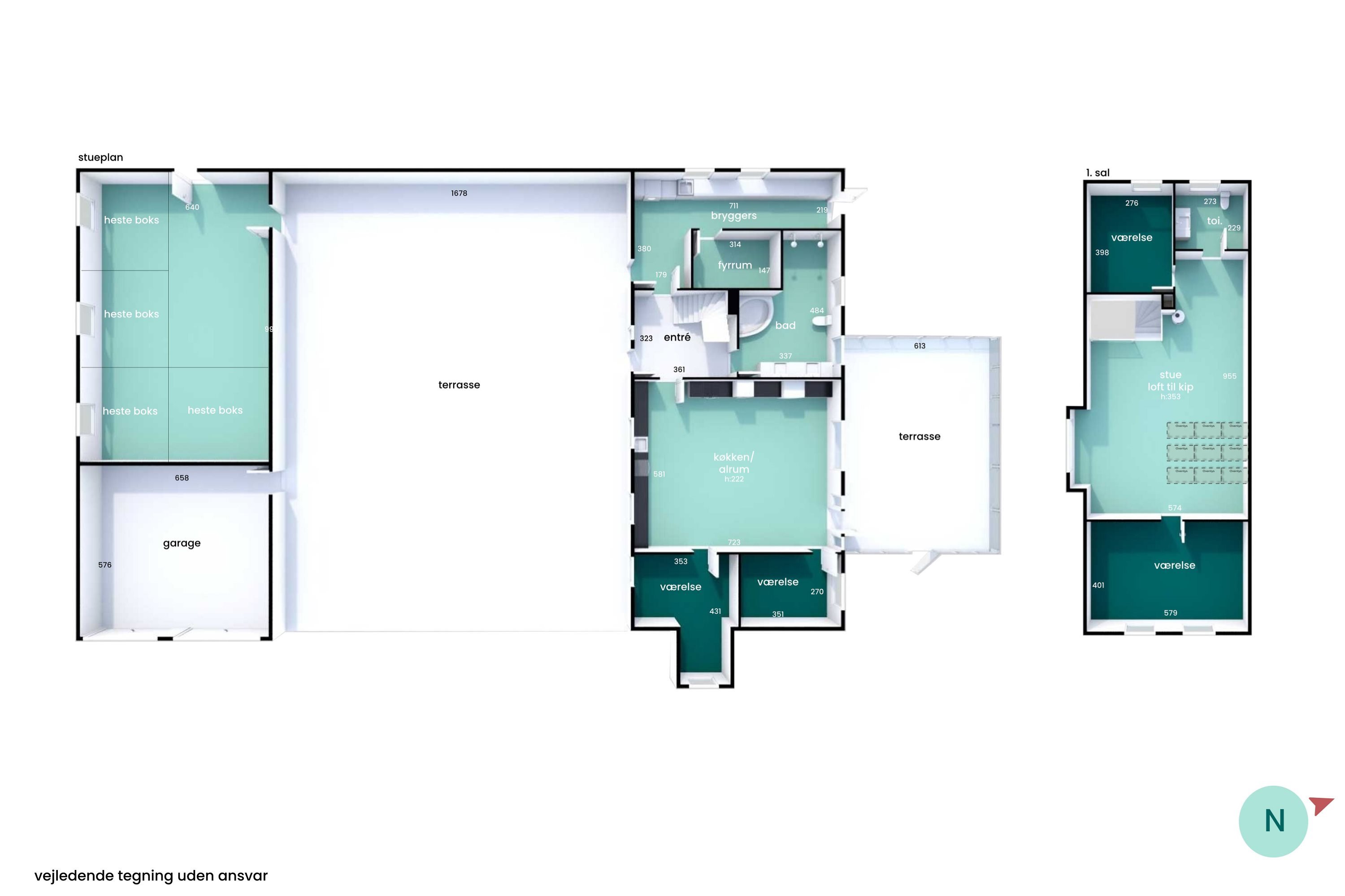 Plantegninger billede af Rødageren 13, 9280 Storvorde