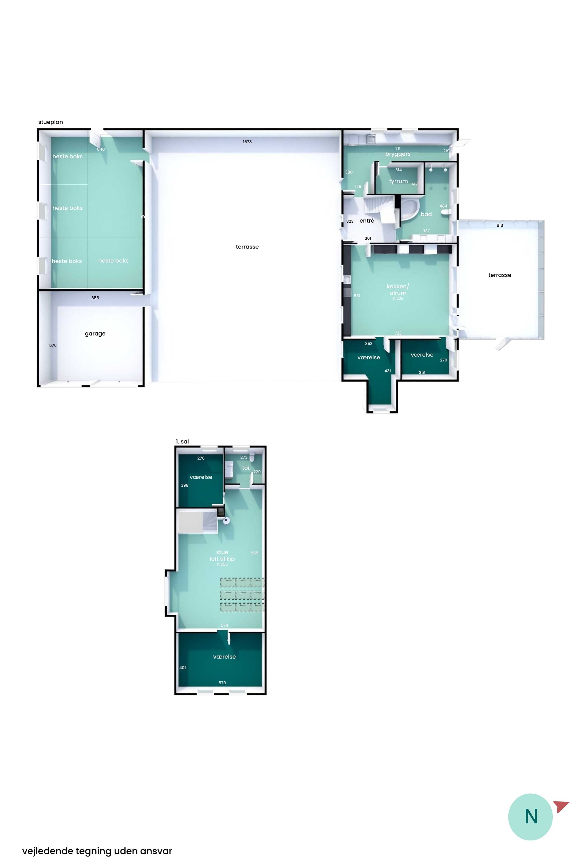 Plantegninger billede af Rødageren 13, 9280 Storvorde