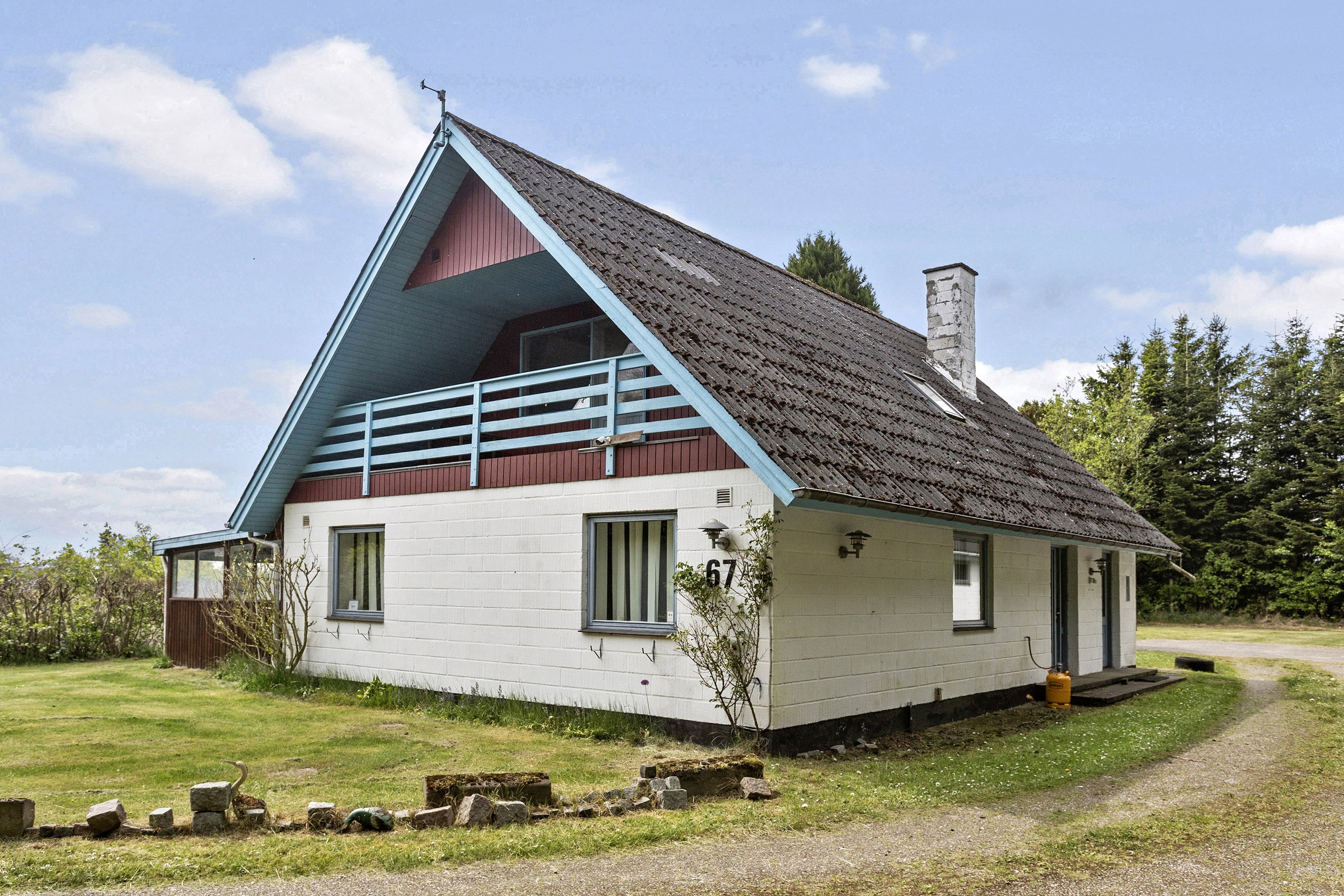 Miniaturebillede 1: ejendommen. Billede af Ribe-Vejle Landevej 67A, 6622 Bække