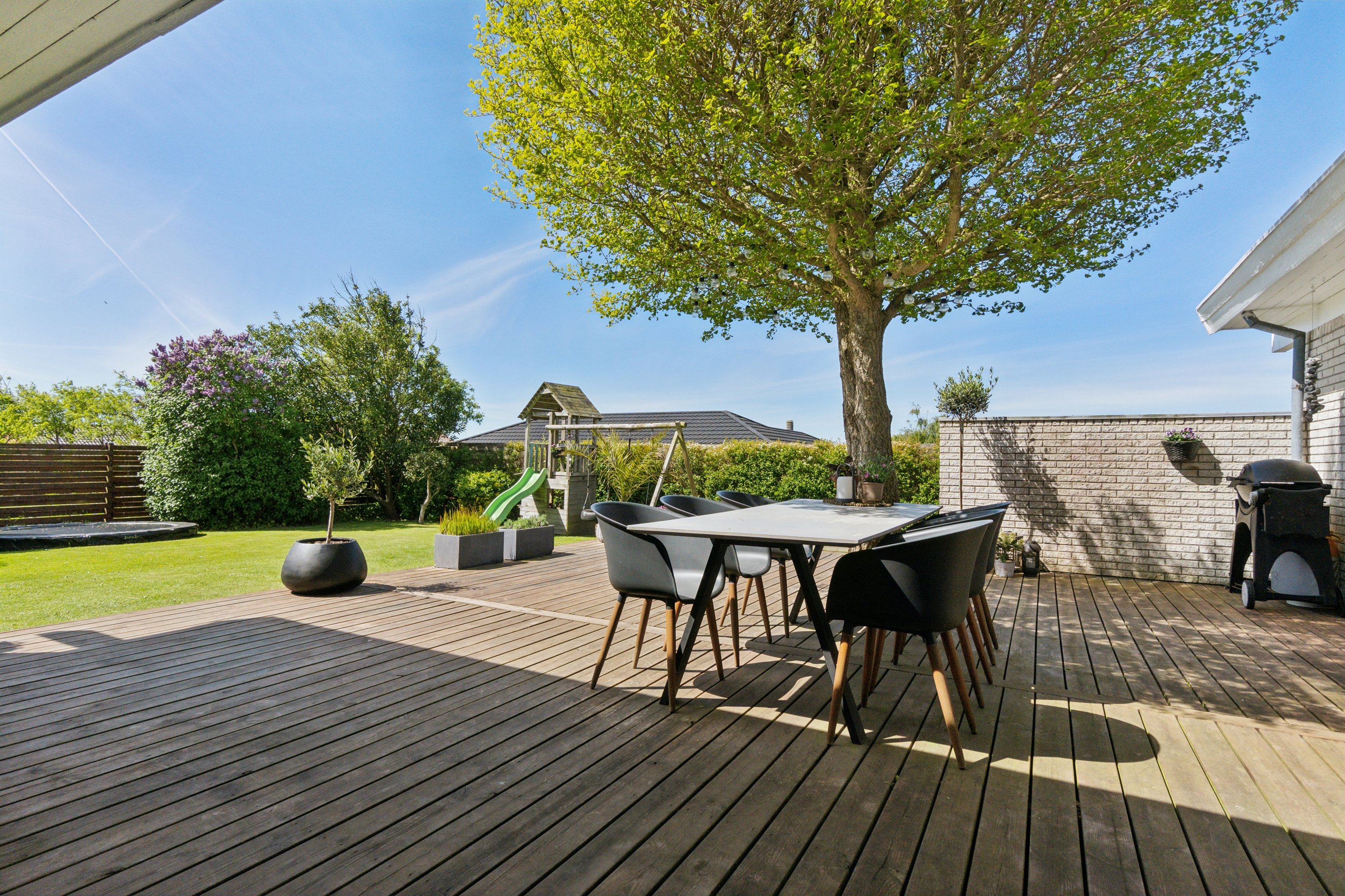 Fremhævet terrasse billede i fuldskærmstilstand. Billede af Markvænget 25, Tingstrup, 7700 Thisted