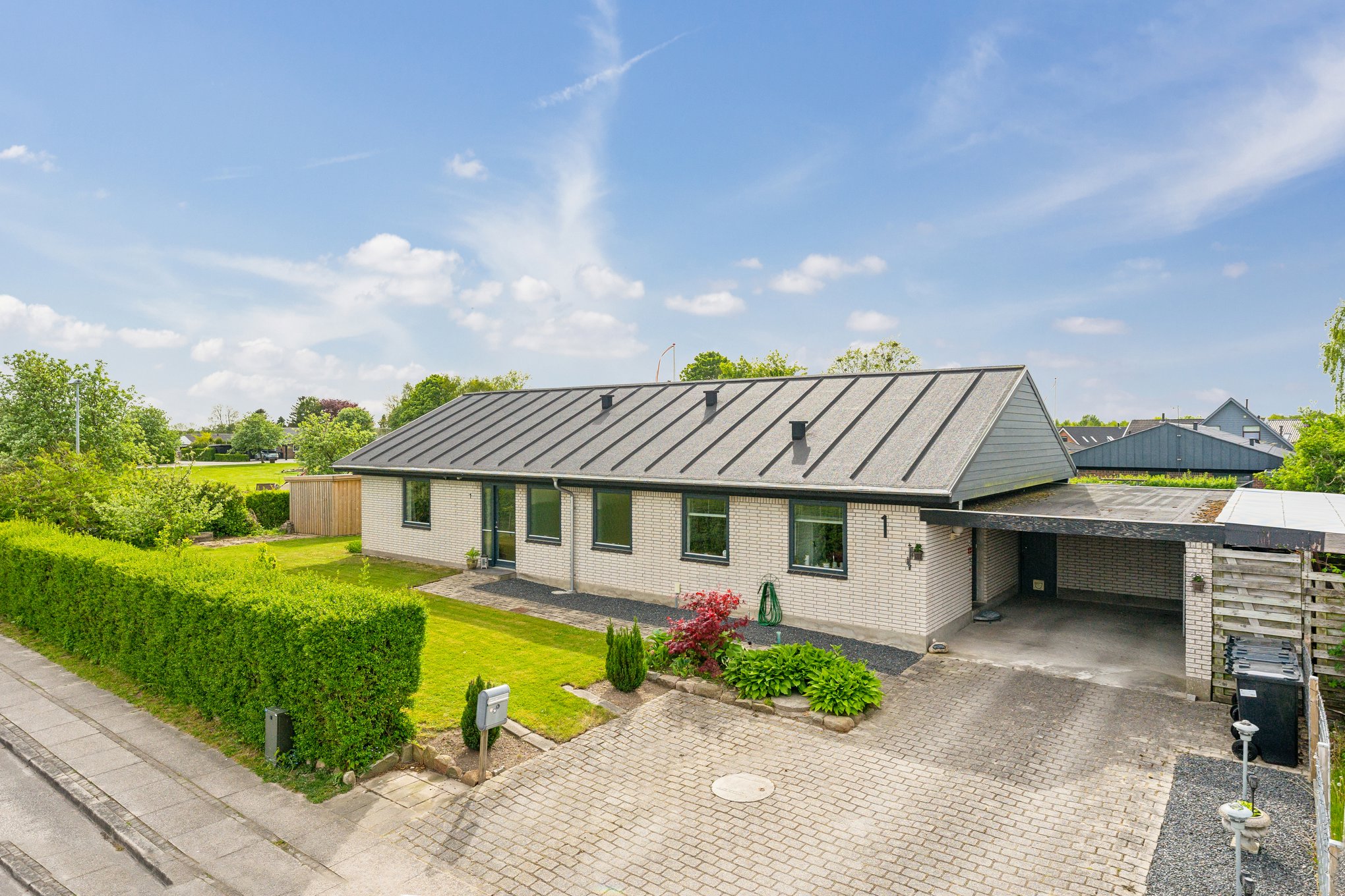 Fremhævet ejendom 1 billede i fuldskærmstilstand. Billede af Sigsvej 1, Mejlby, 8981 Spentrup