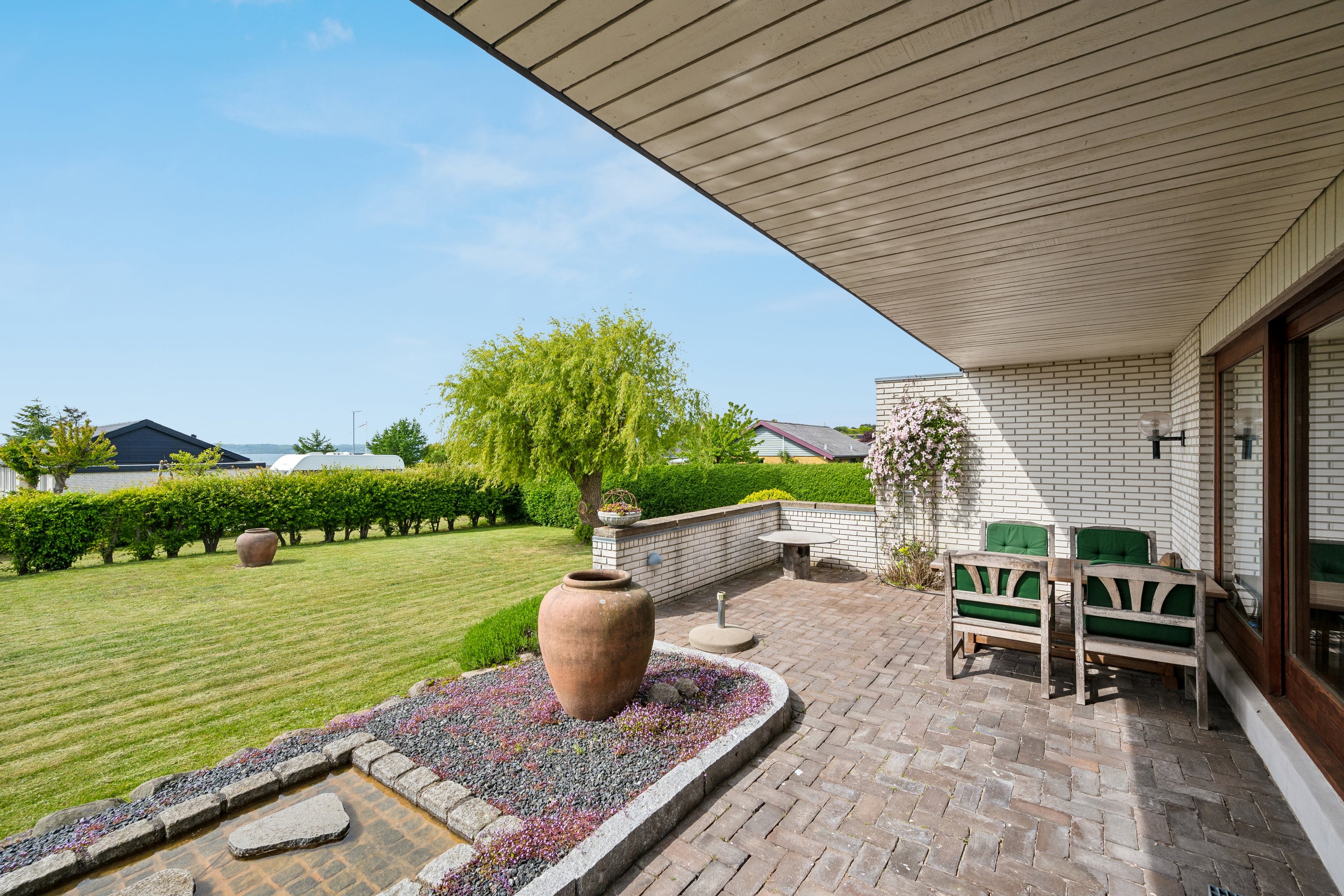 Fremhævet altan billede i fuldskærmstilstand. Billede af Irisvej 2, 8400 Ebeltoft