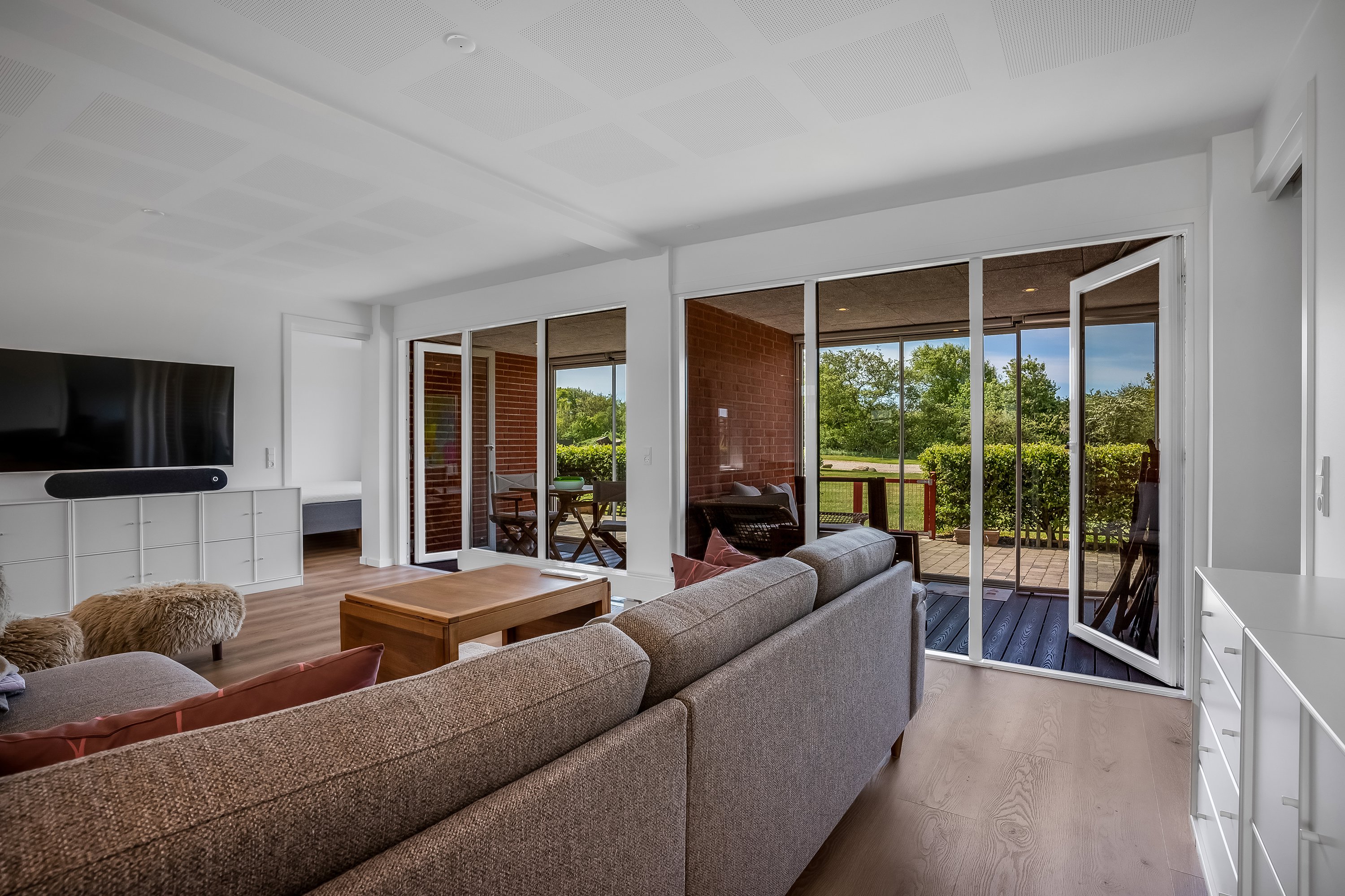 Fremhævet stue billede i fuldskærmstilstand. Billede af Vinkelhagevej 91, Heldum, 7620 Lemvig