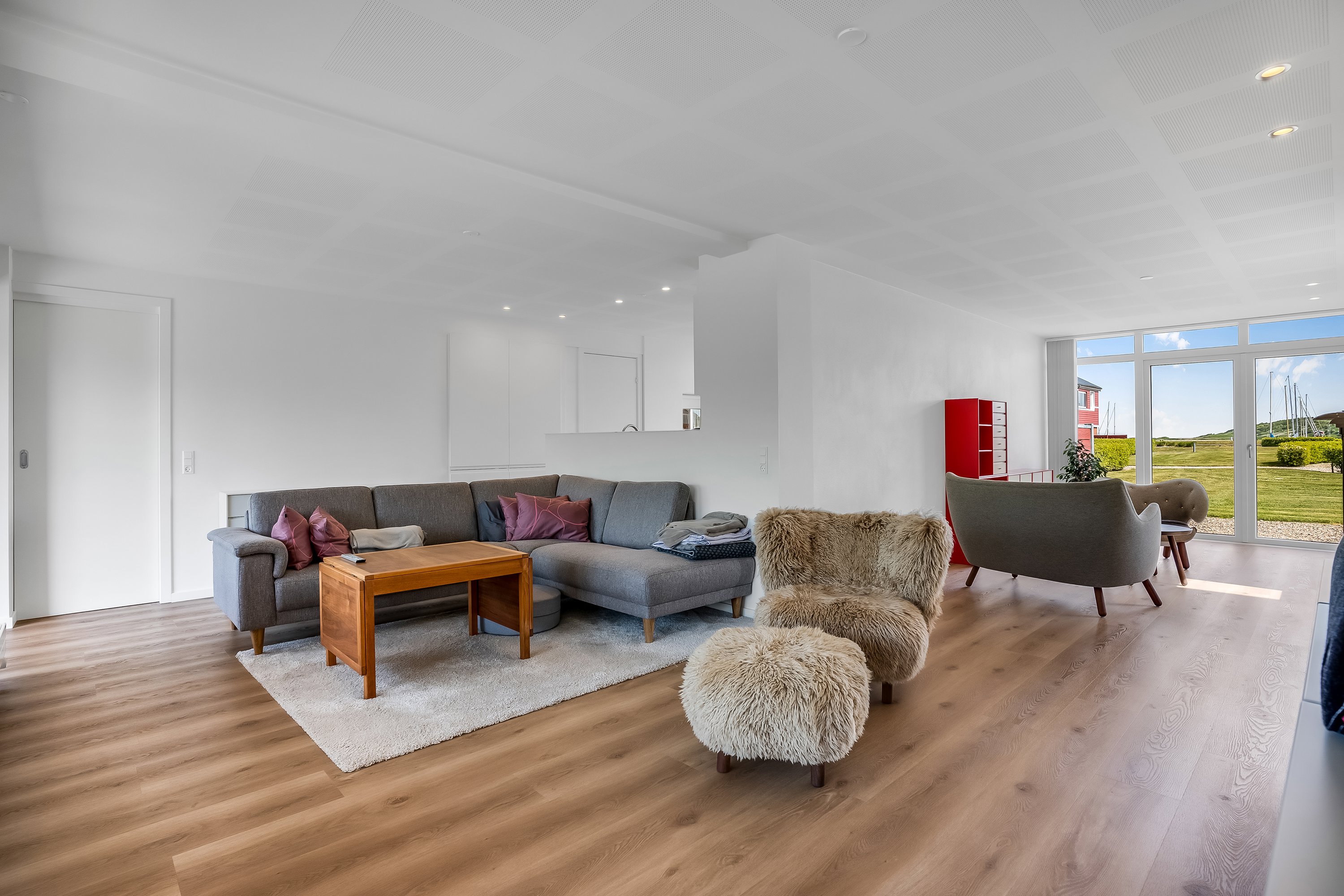 Fremhævet stue billede i fuldskærmstilstand. Billede af Vinkelhagevej 91, Heldum, 7620 Lemvig