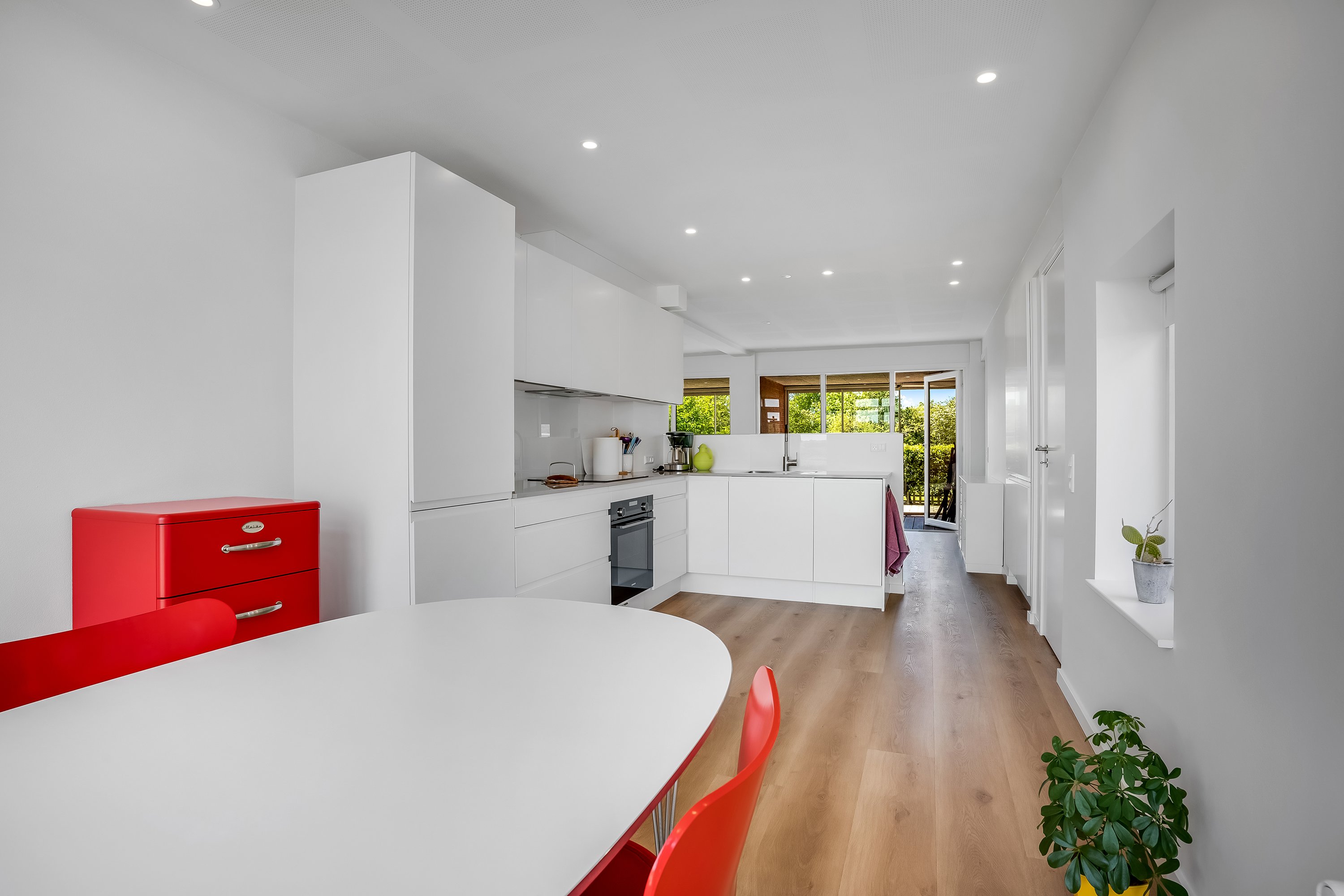 Fremhævet køkken billede i fuldskærmstilstand. Billede af Vinkelhagevej 91, Heldum, 7620 Lemvig