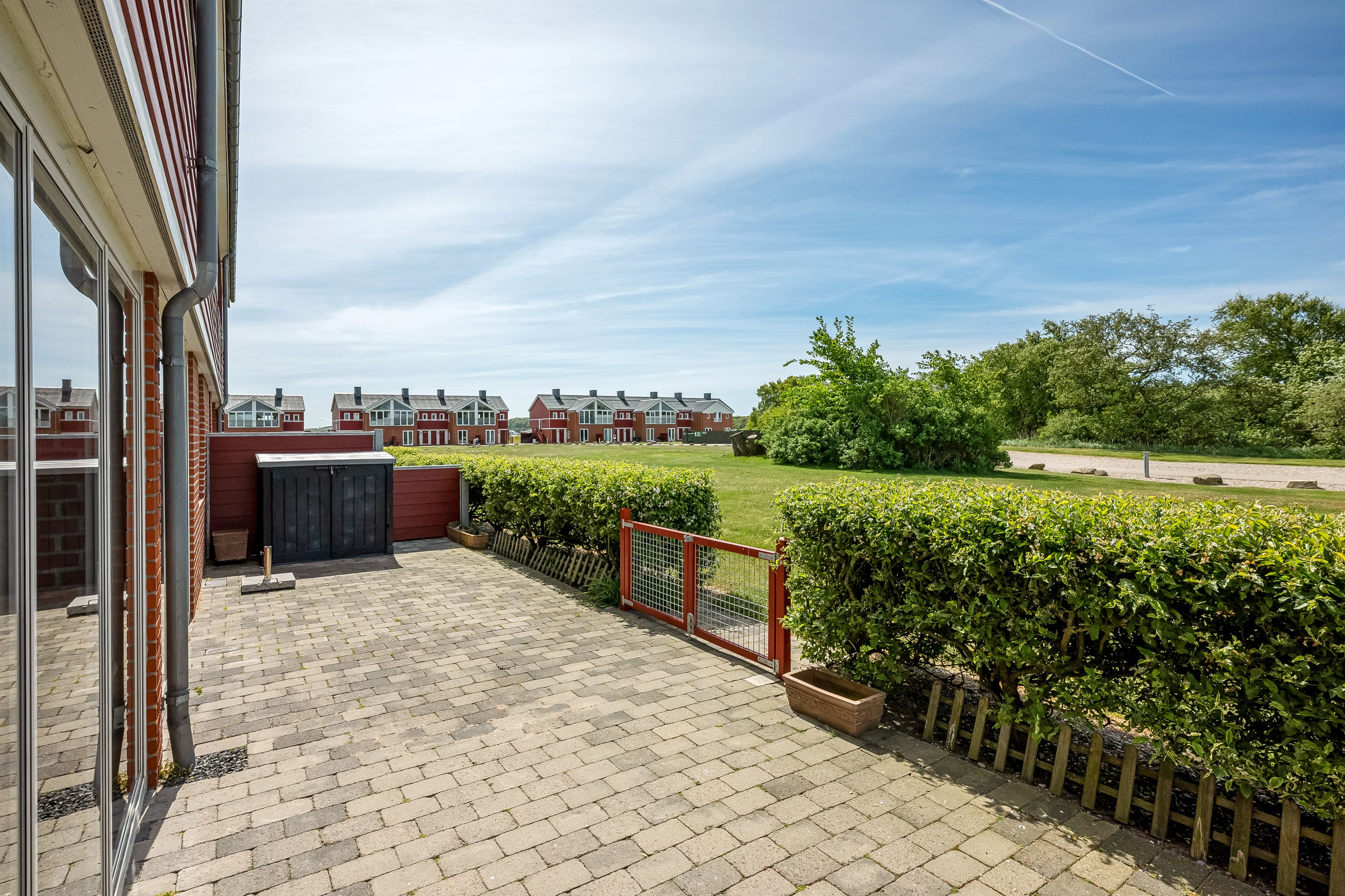 Fremhævet terrasse billede i fuldskærmstilstand. Billede af Vinkelhagevej 91, Heldum, 7620 Lemvig