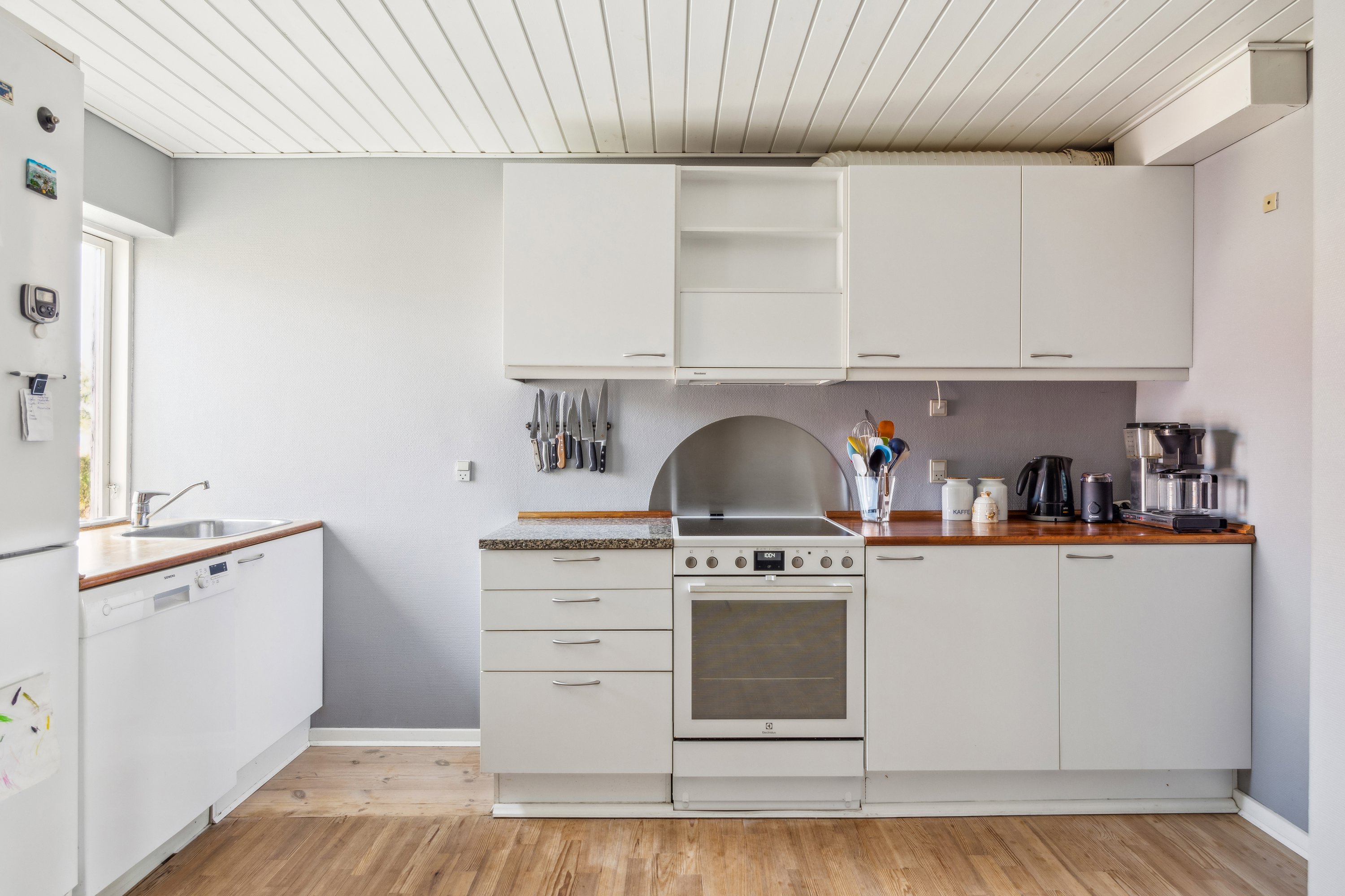 Fremhævet køkken billede i fuldskærmstilstand. Billede af Kirkegårdsvej 8, 1., 8400 Ebeltoft