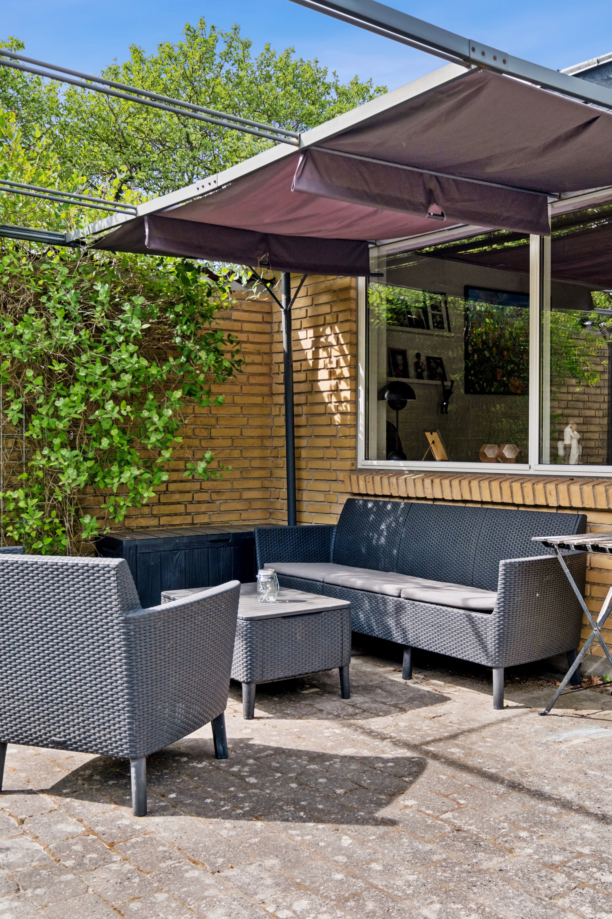 Fremhævet terrasse billede i fuldskærmstilstand. Billede af Tranumparken 20, 9220 Aalborg Øst