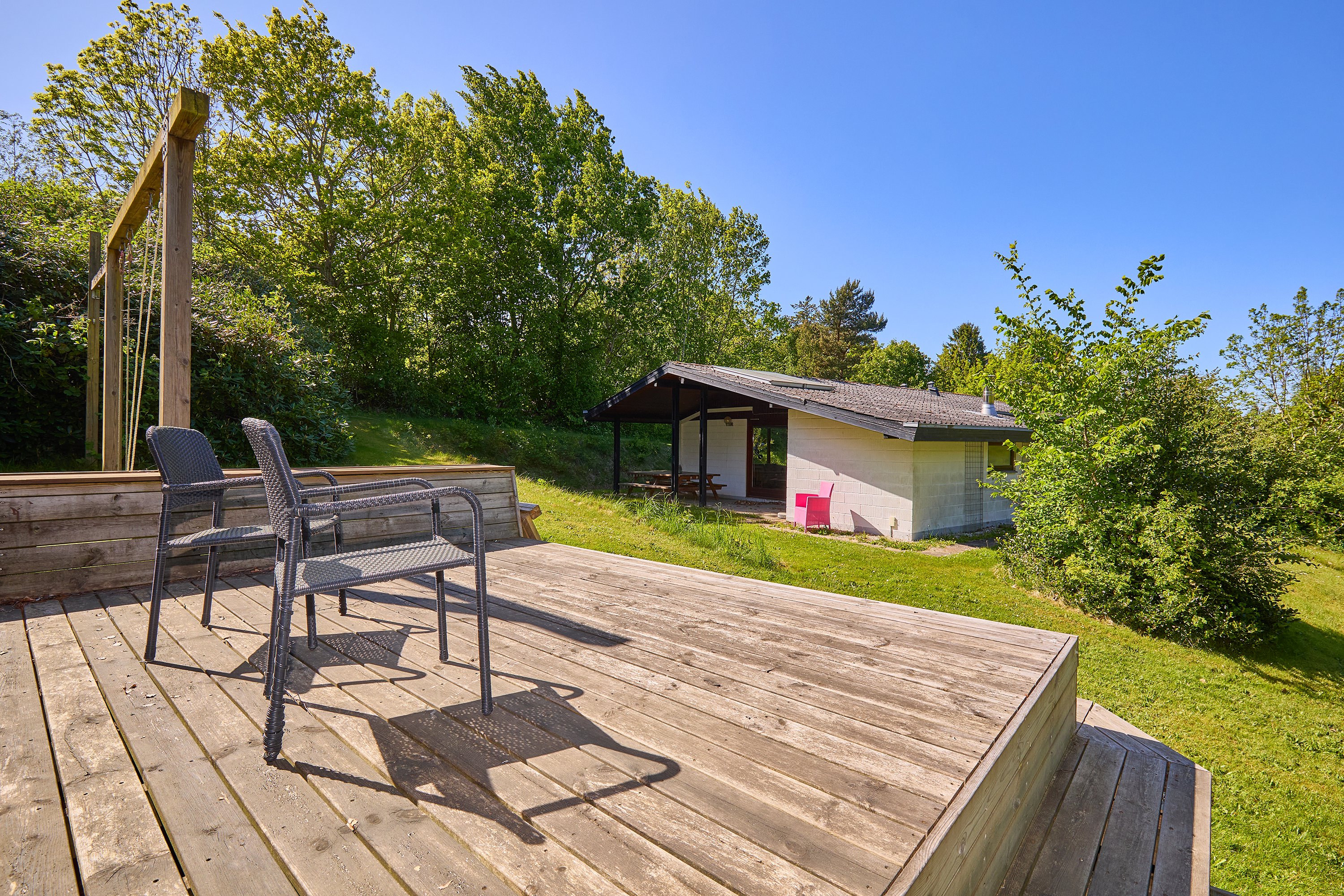 Fremhævet terrasse billede i fuldskærmstilstand. Billede af Karl Frandsens Vej 5, Kulhuse, 3630 Jægerspris