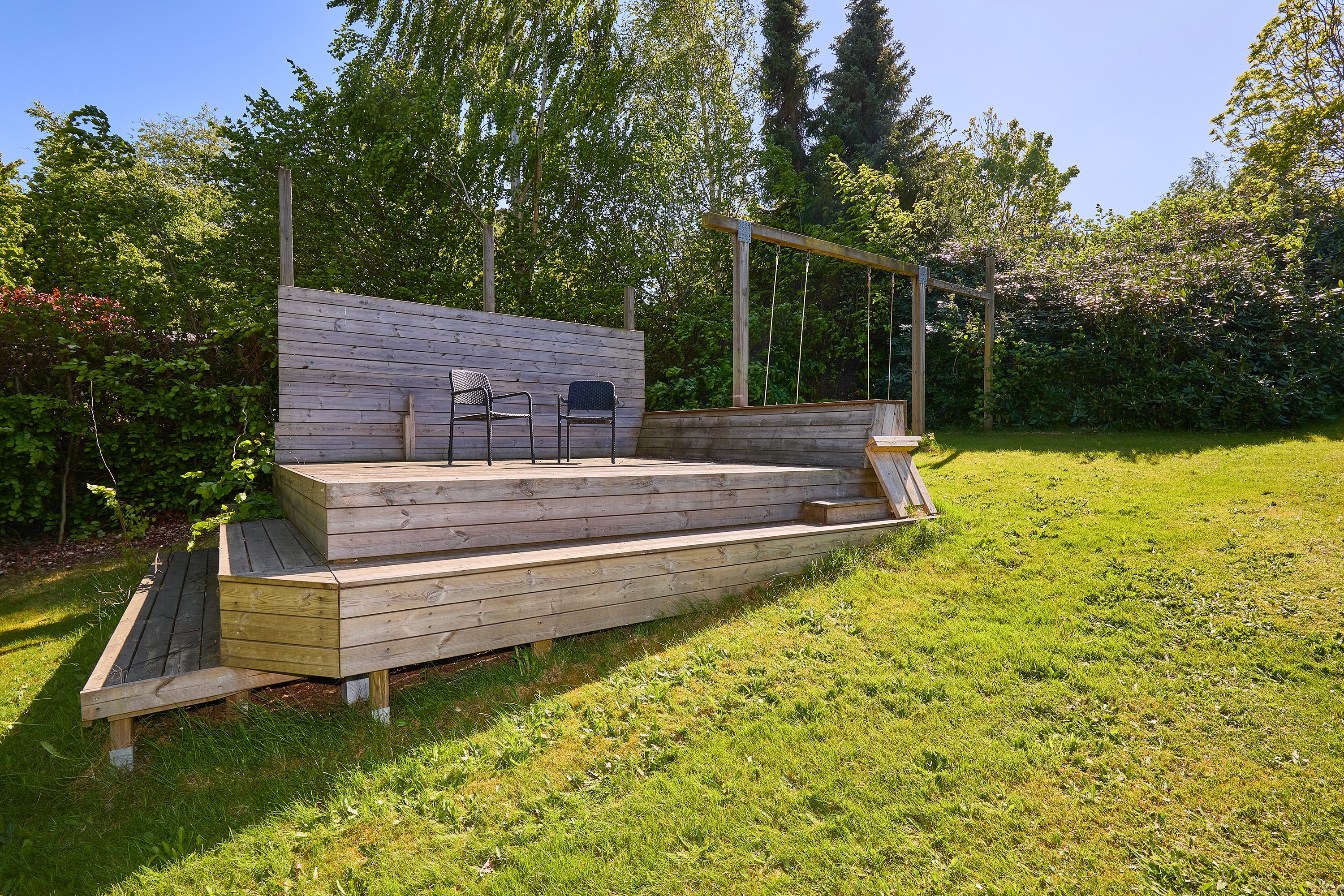 Fremhævet terrasse billede i fuldskærmstilstand. Billede af Karl Frandsens Vej 5, Kulhuse, 3630 Jægerspris