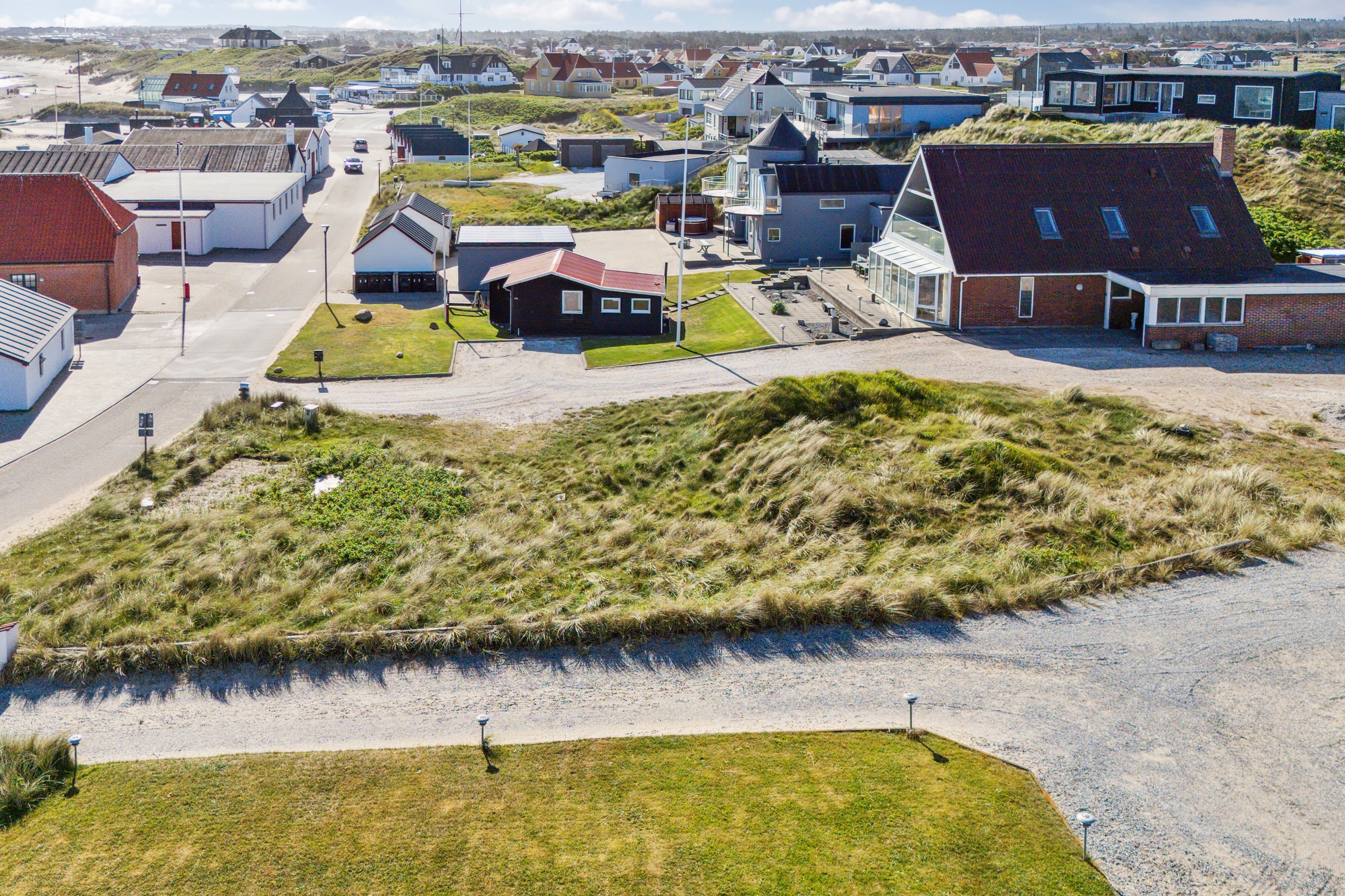 Fremhævet luftfoto billede i fuldskærmstilstand. Billede af Ørhagevej 179, Klitmøller, 7700 Thisted