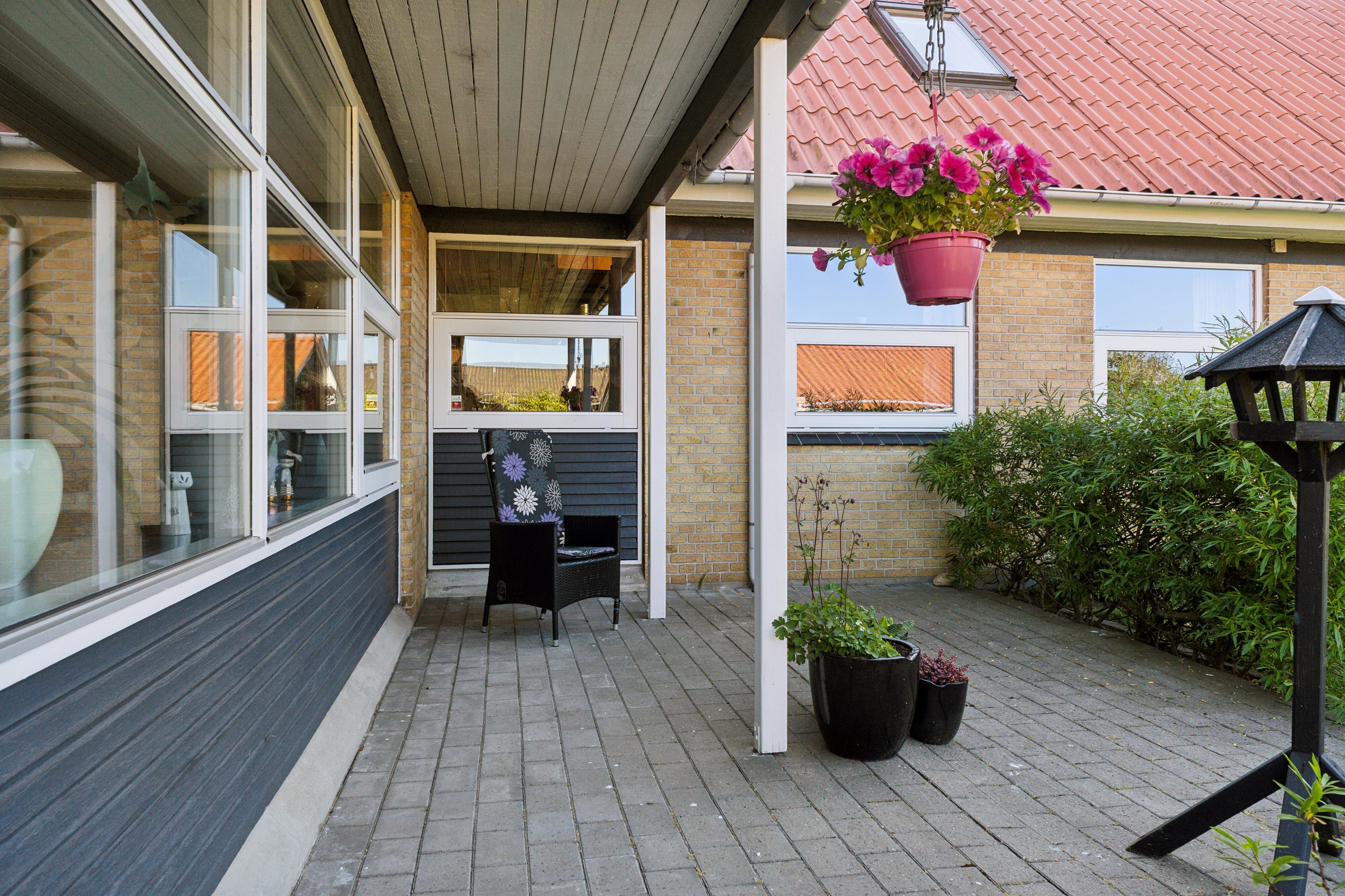 Fremhævet overdækket terrasse billede i fuldskærmstilstand. Billede af Vænget 11, Lørslev, 9800 Hjørring