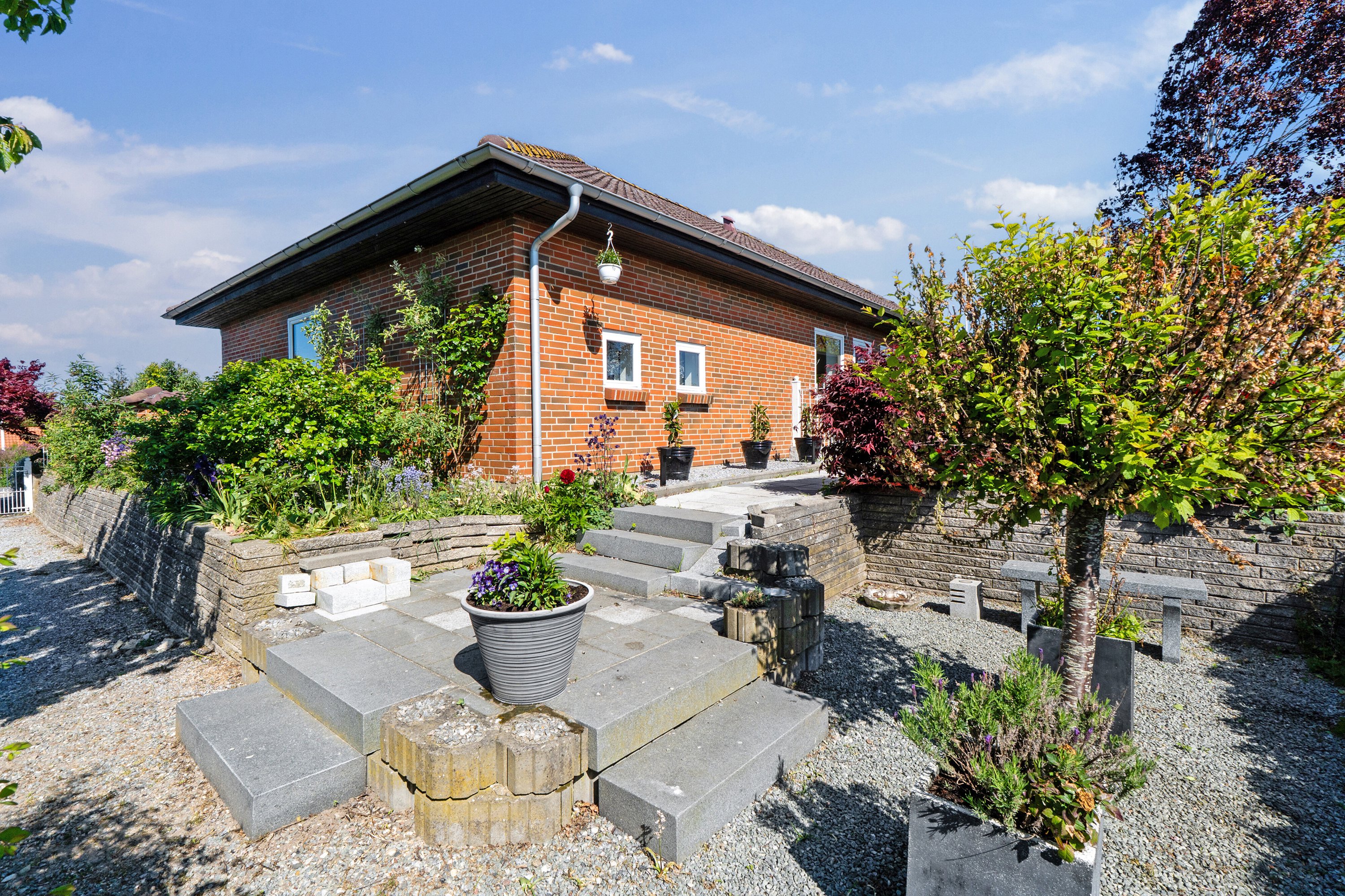 Fremhævet terrasse billede i fuldskærmstilstand. Billede af Kildebakkevej 35, Dalby, 4690 Haslev