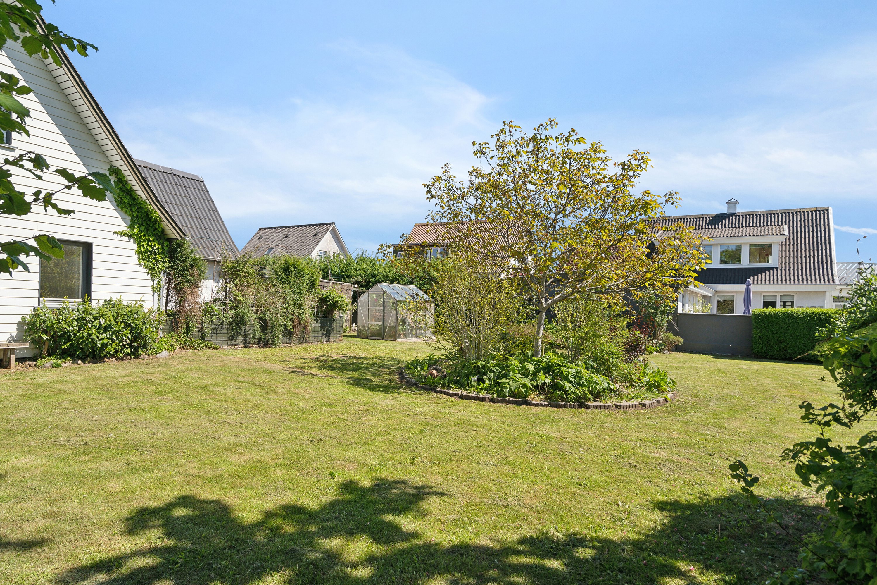 Fremhævet set fra haven billede i fuldskærmstilstand. Billede af Mindelundsvej 10, Seden, 5240 Odense NØ