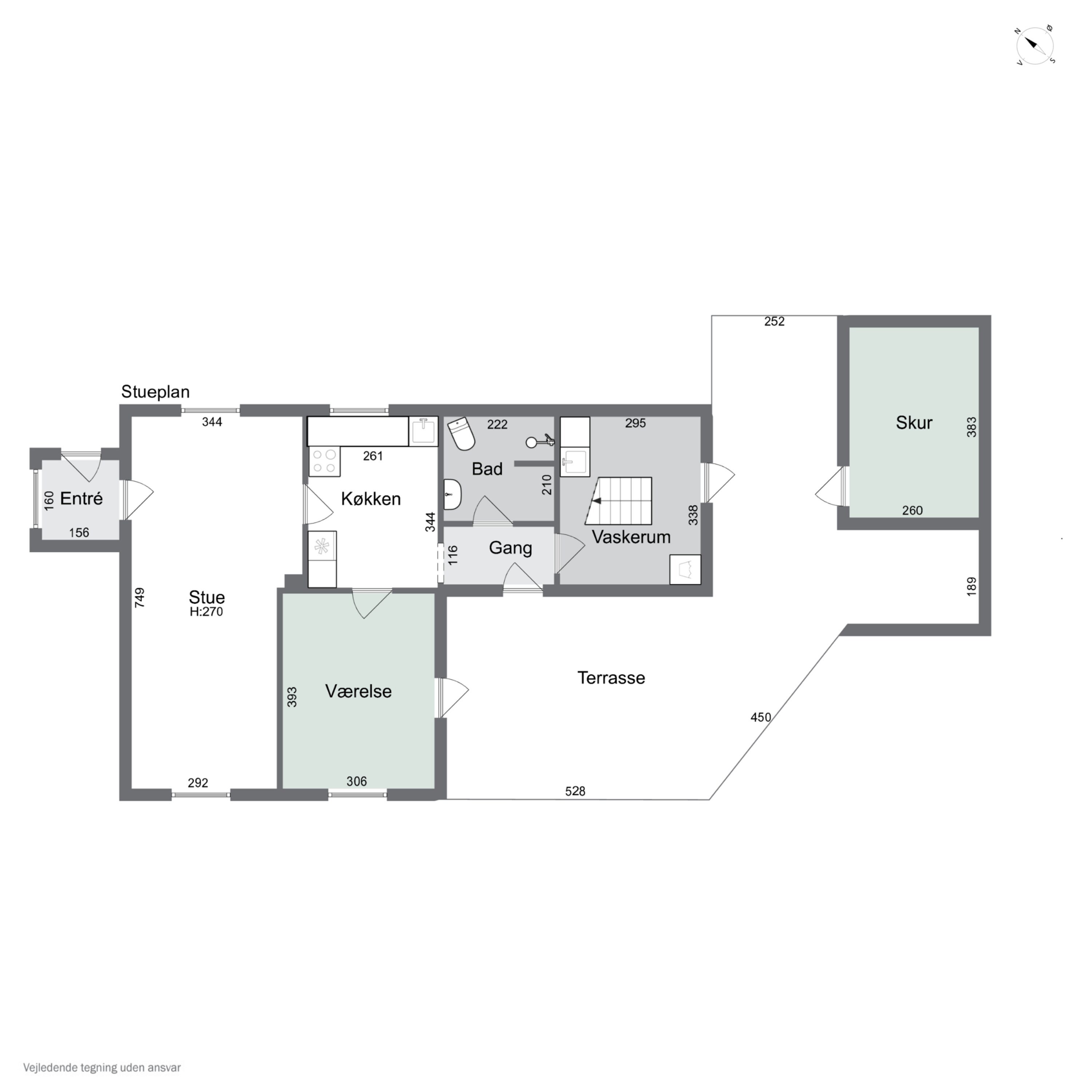 Plantegninger billede af Mindelundsvej 10, Seden, 5240 Odense NØ