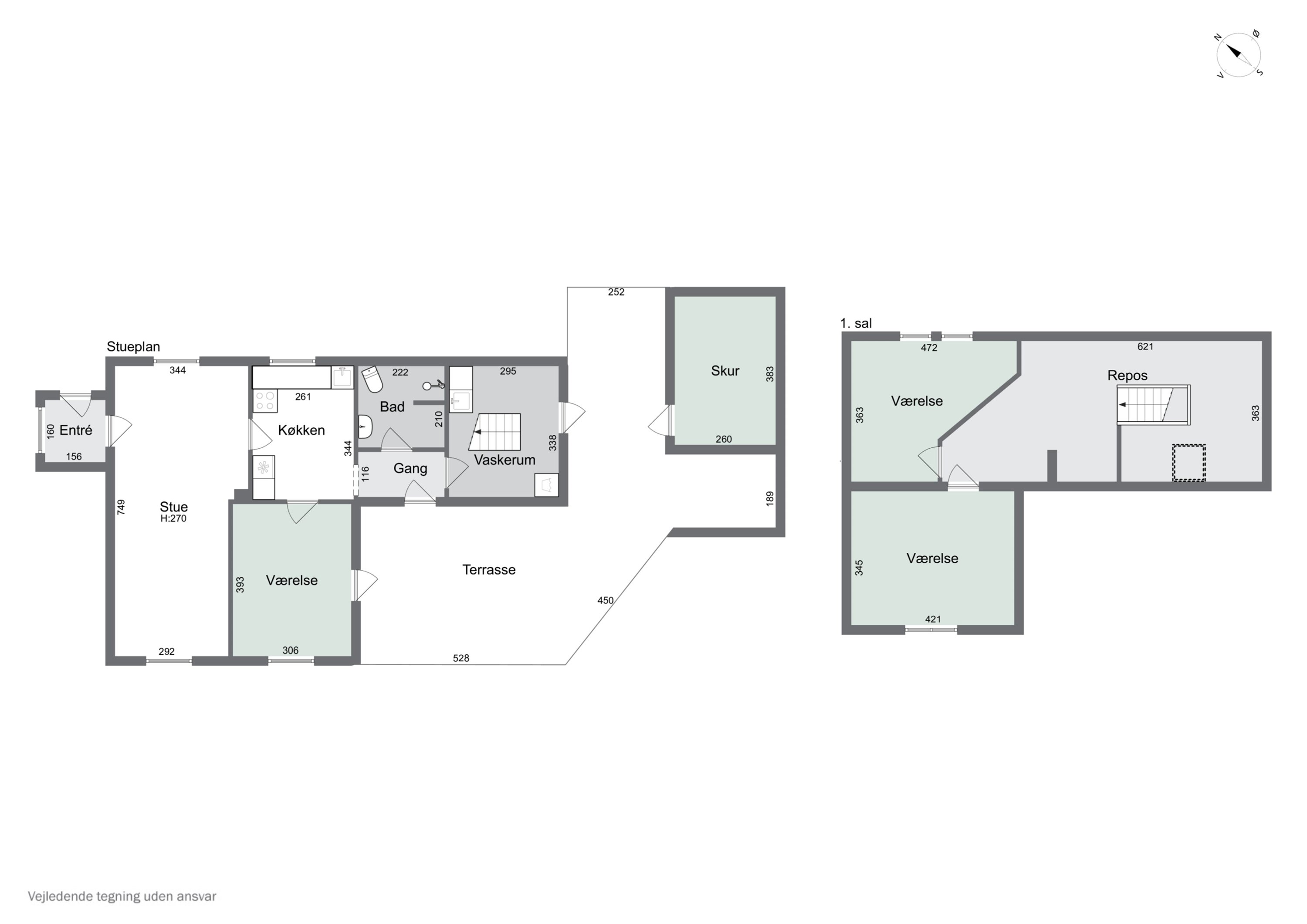 Plantegninger billede af Mindelundsvej 10, Seden, 5240 Odense NØ