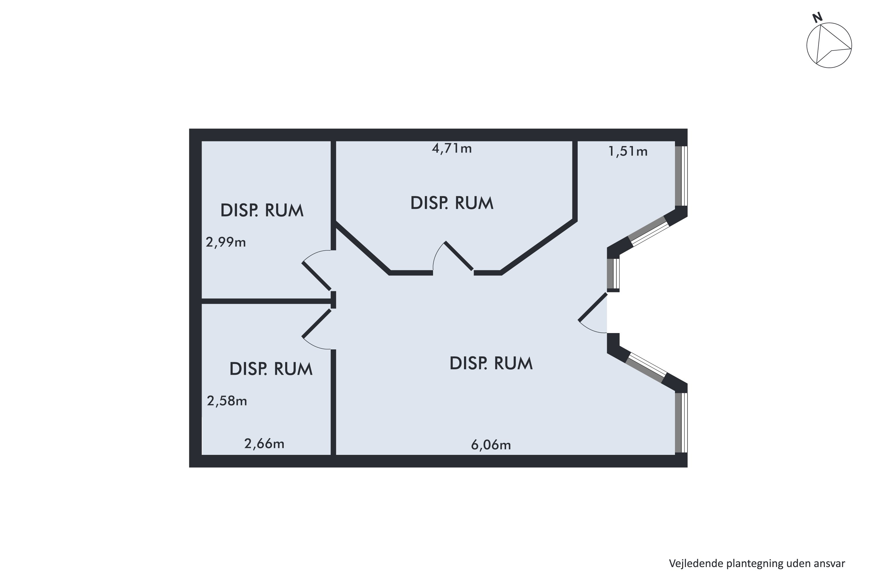 Plantegninger billede af Storegade 2 + 4, 8950 Ørsted