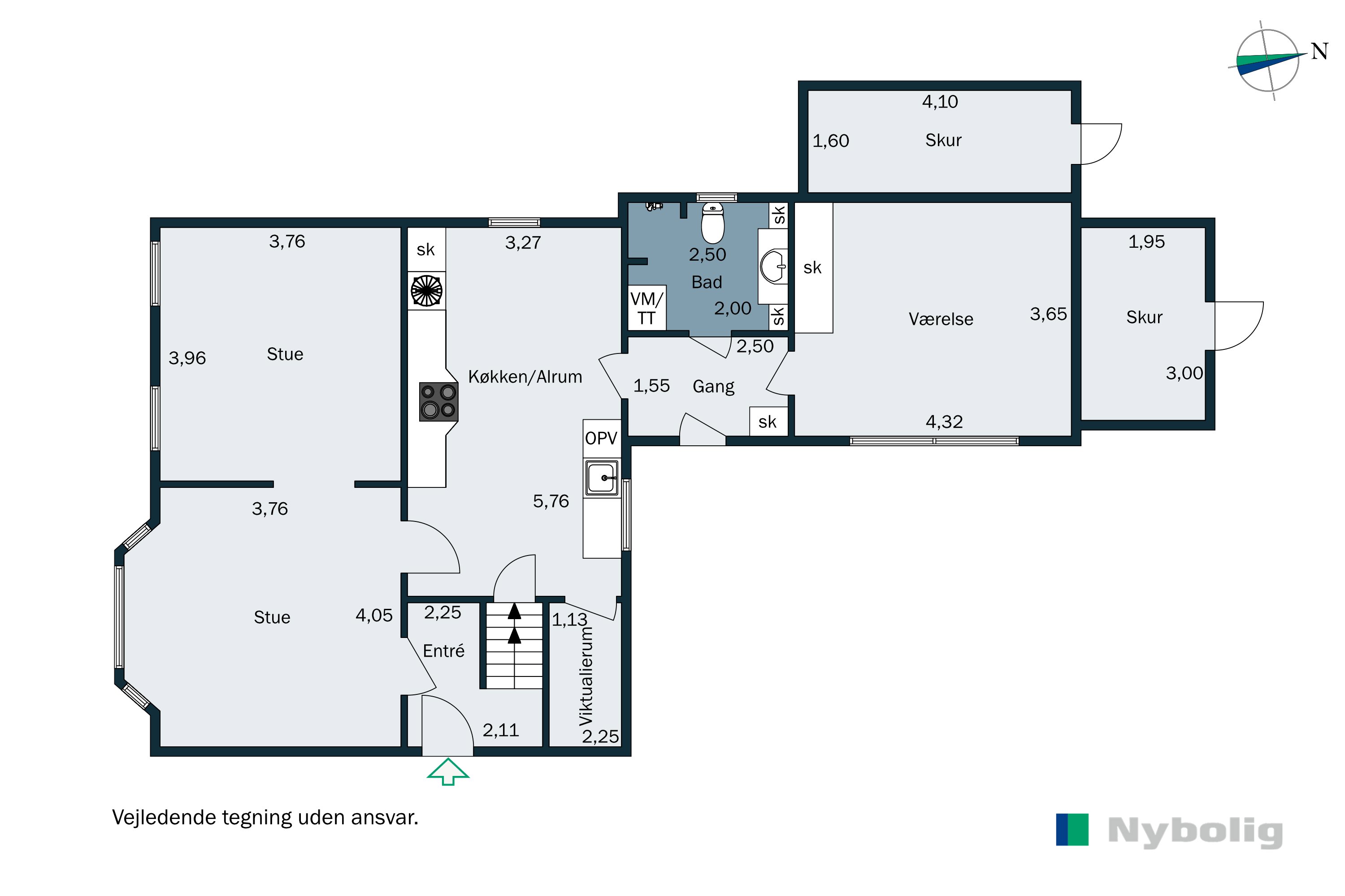Plantegninger billede af Vestergade 28, 6650 Brørup