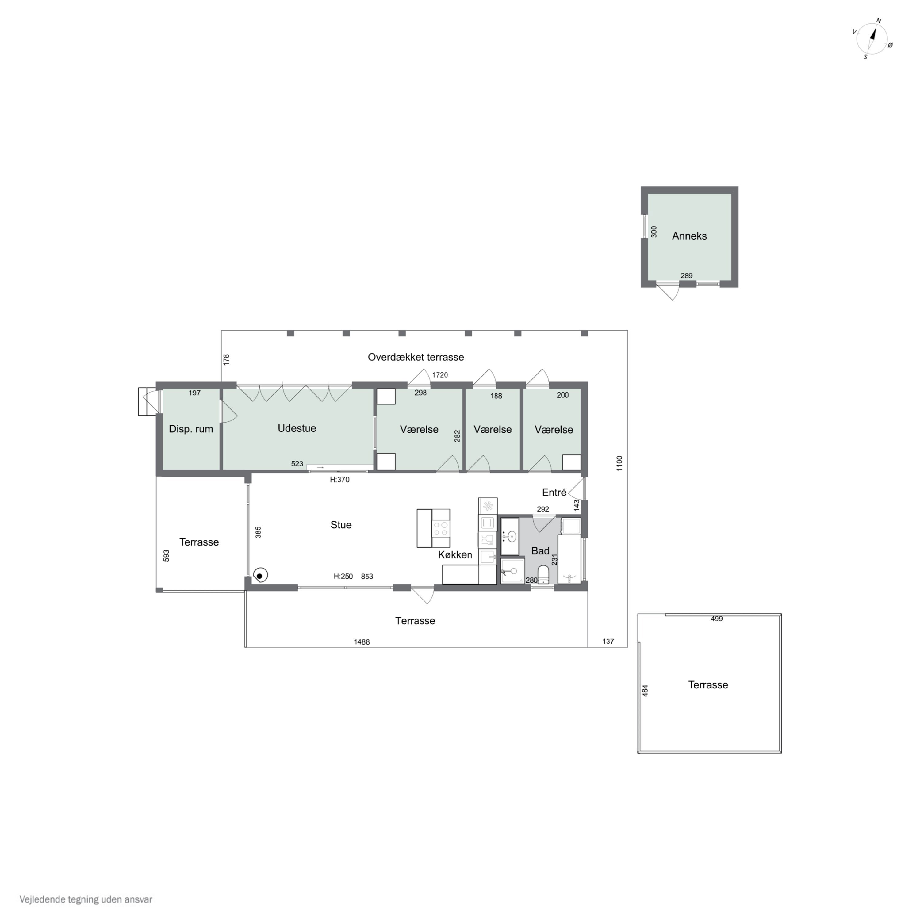 Plantegninger billede af Strandagervej 12, Enø, 4736 Karrebæksminde