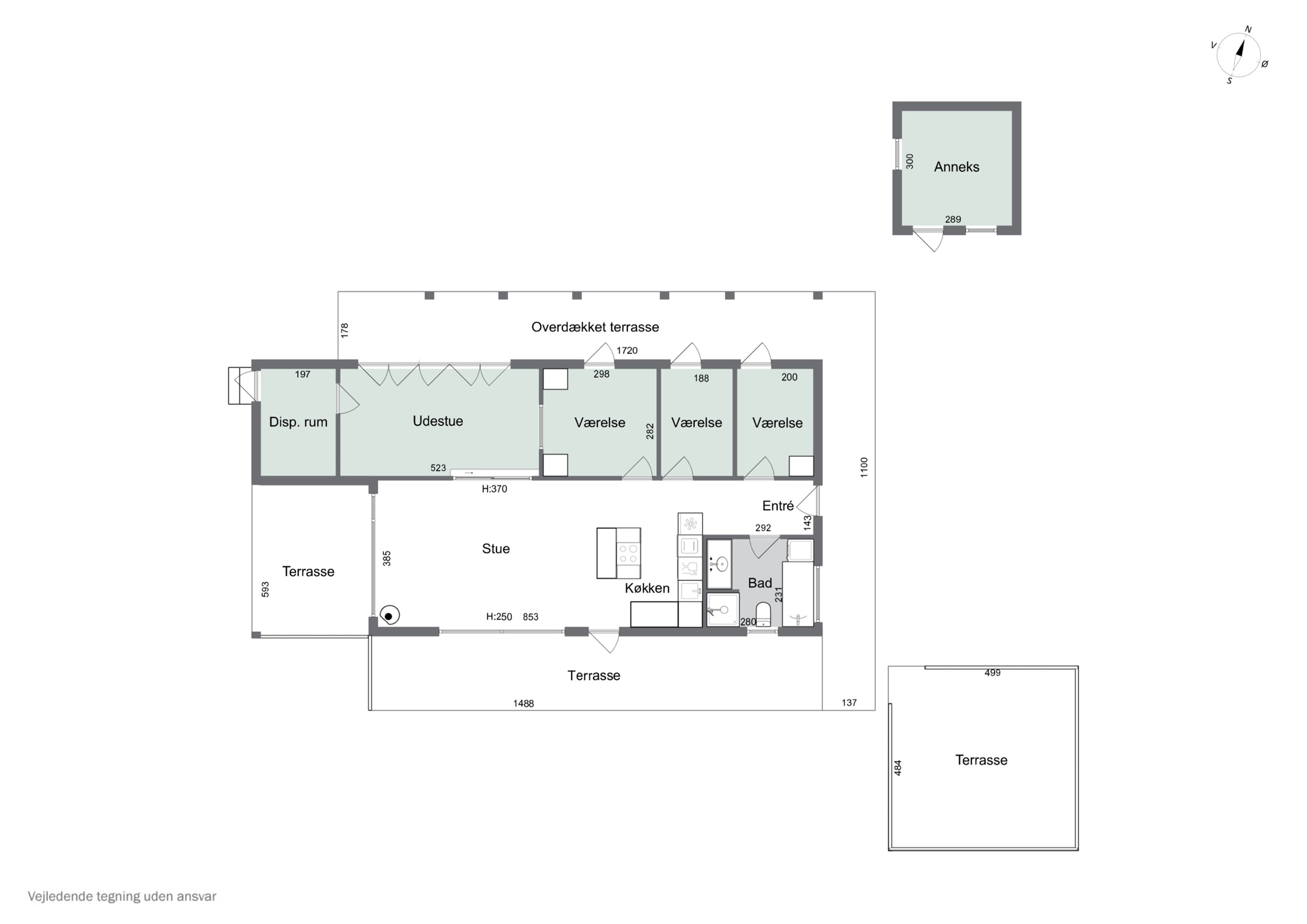 Plantegninger billede af Strandagervej 12, Enø, 4736 Karrebæksminde