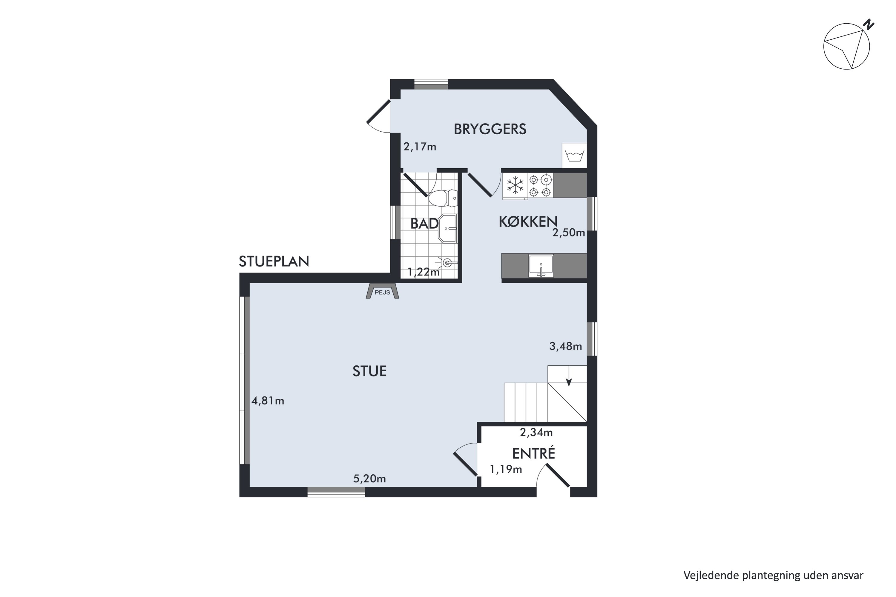 Plantegninger billede af Sønderholmvej 8, Krajbjerg, 8543 Hornslet