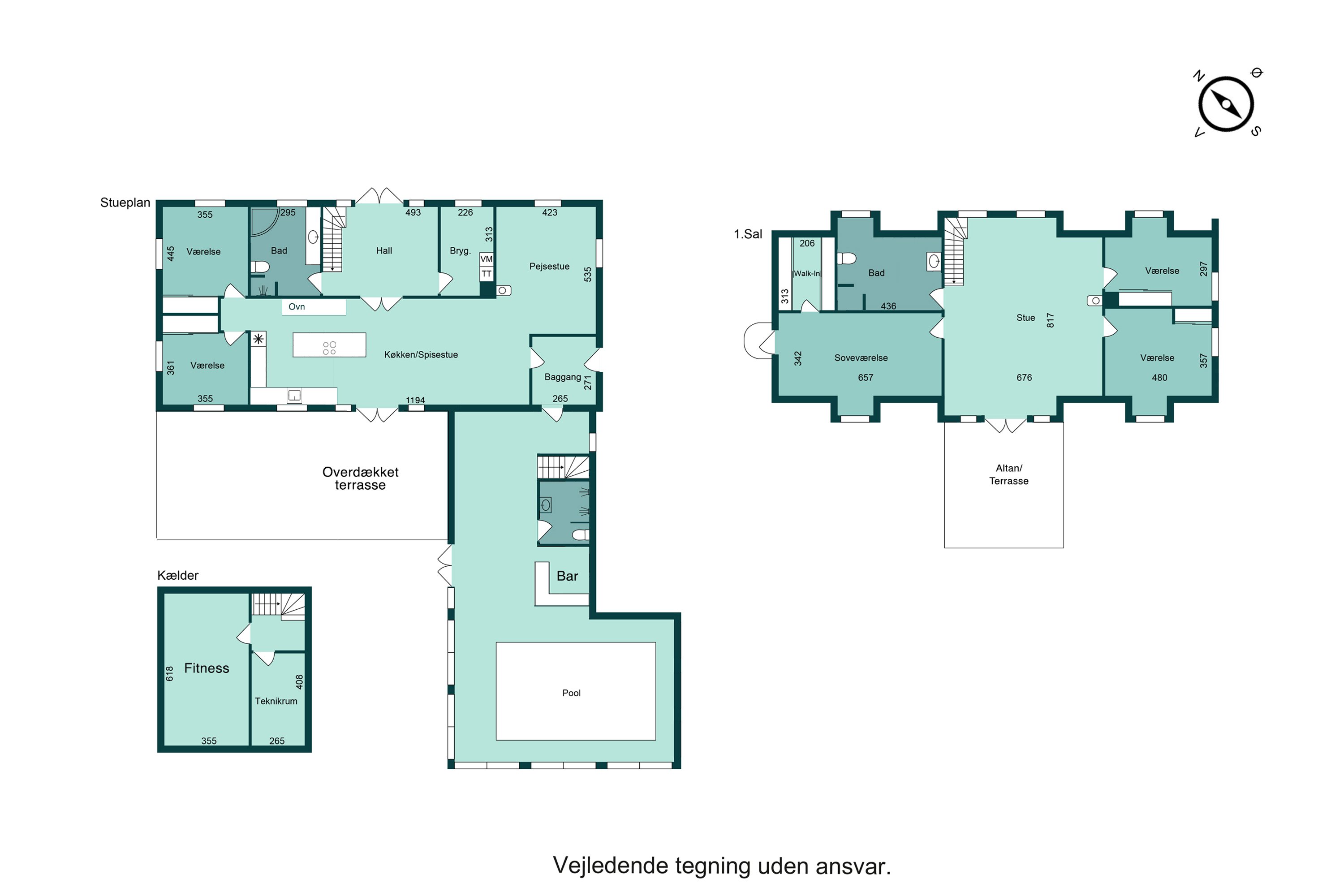 Plantegninger billede af Kærvej 4F, 8700 Horsens