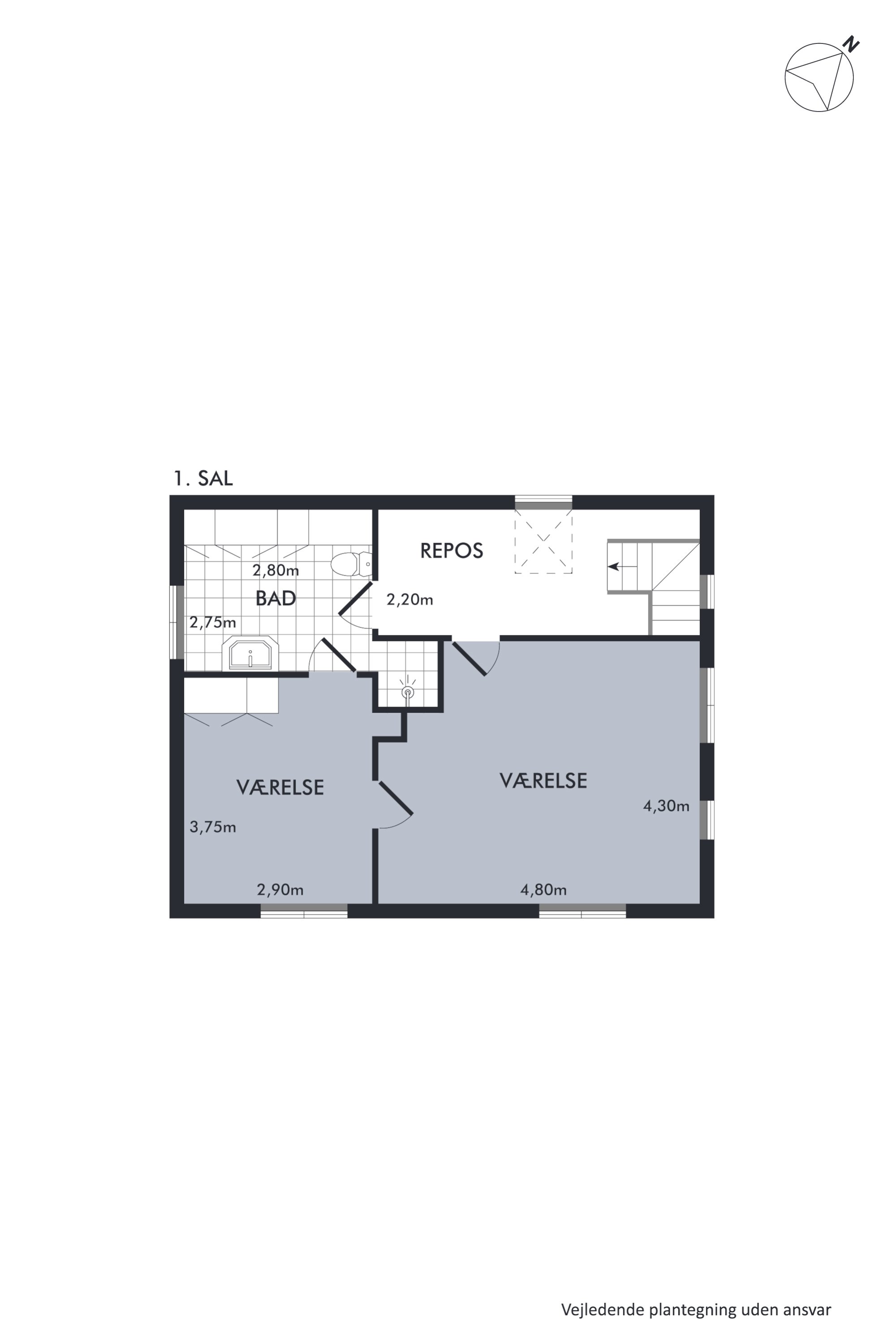 Plantegninger billede af Mosevej 2, 8850 Bjerringbro