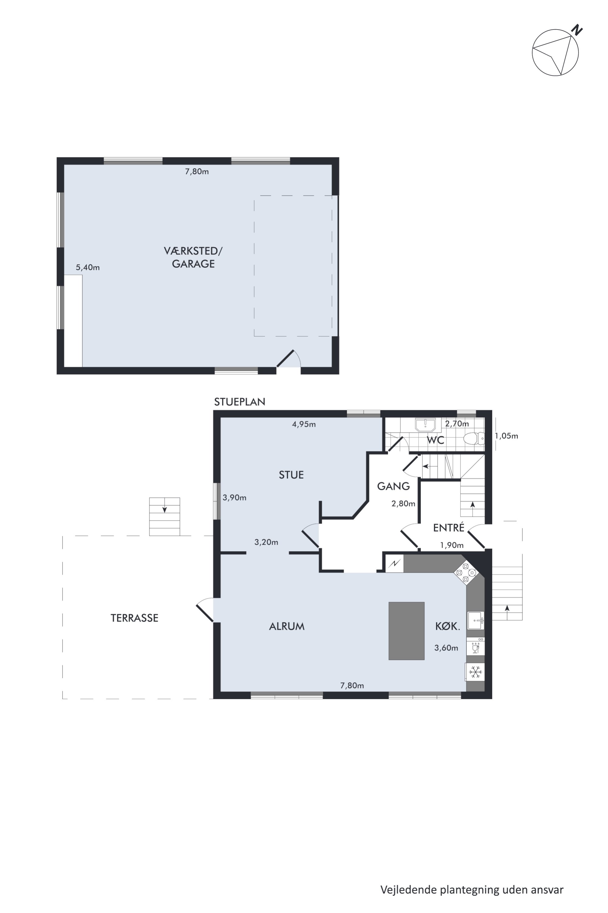 Plantegninger billede af Mosevej 2, 8850 Bjerringbro