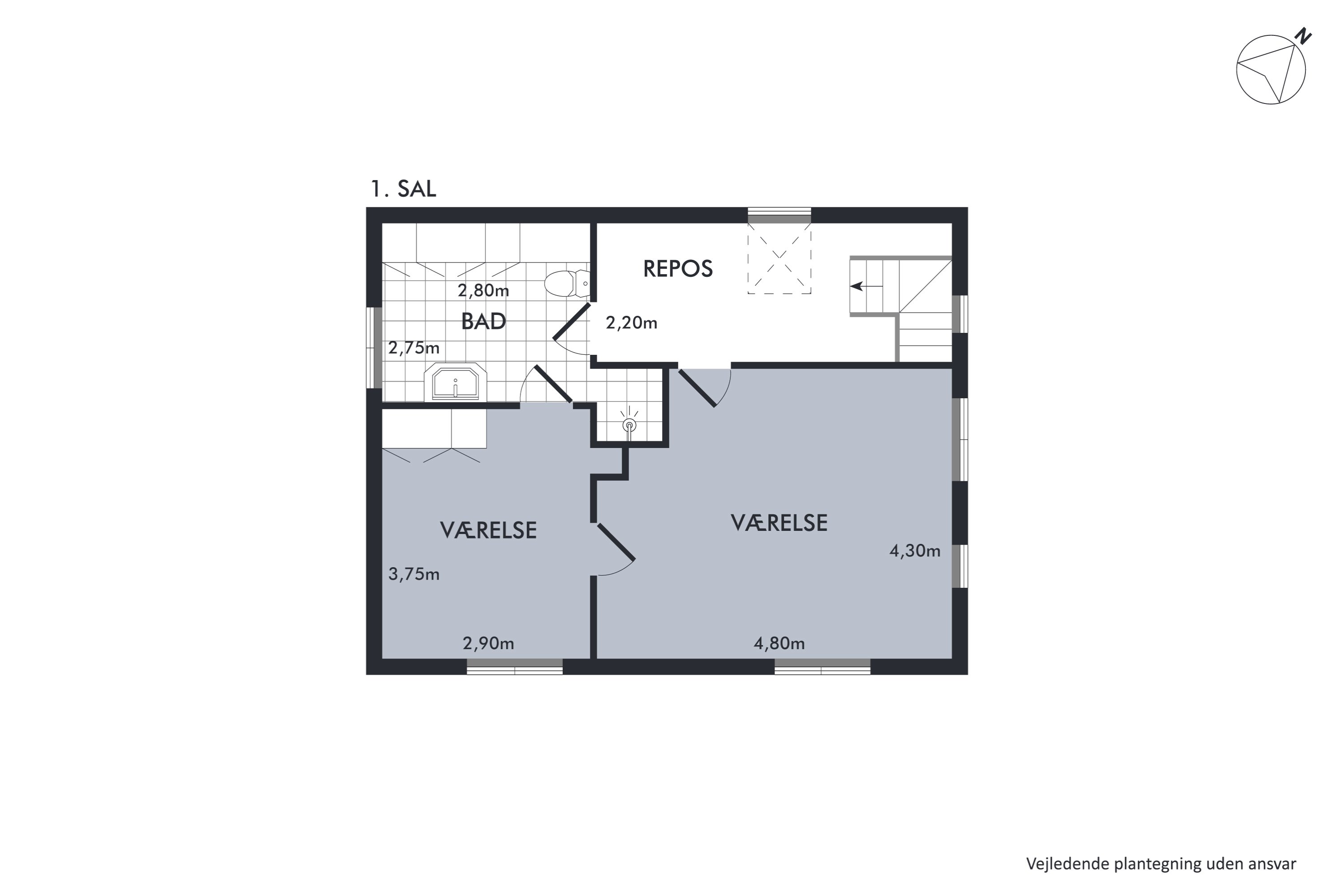 Plantegninger billede af Mosevej 2, 8850 Bjerringbro