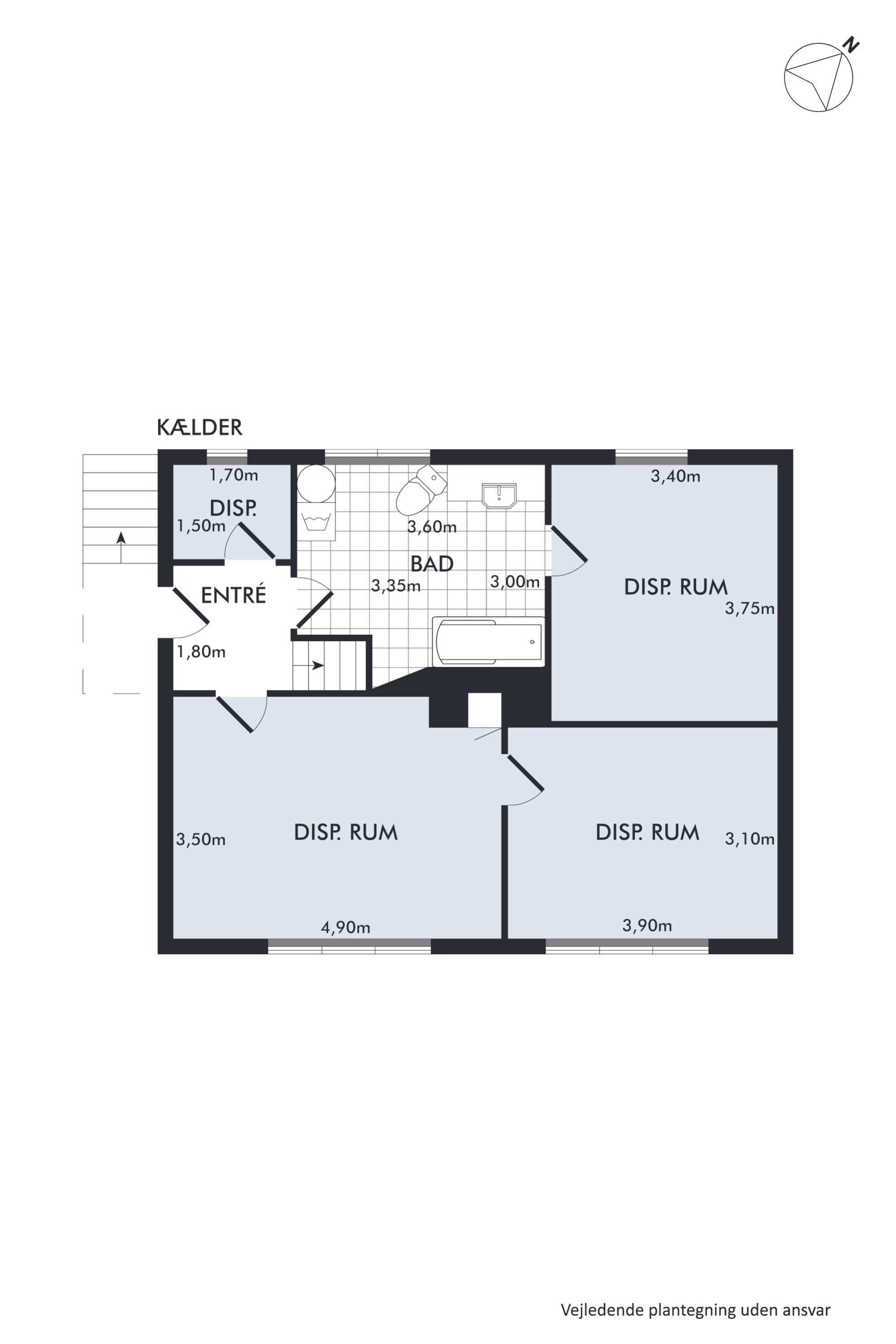 Plantegninger billede af Kirkevænget 8, 8860 Ulstrup
