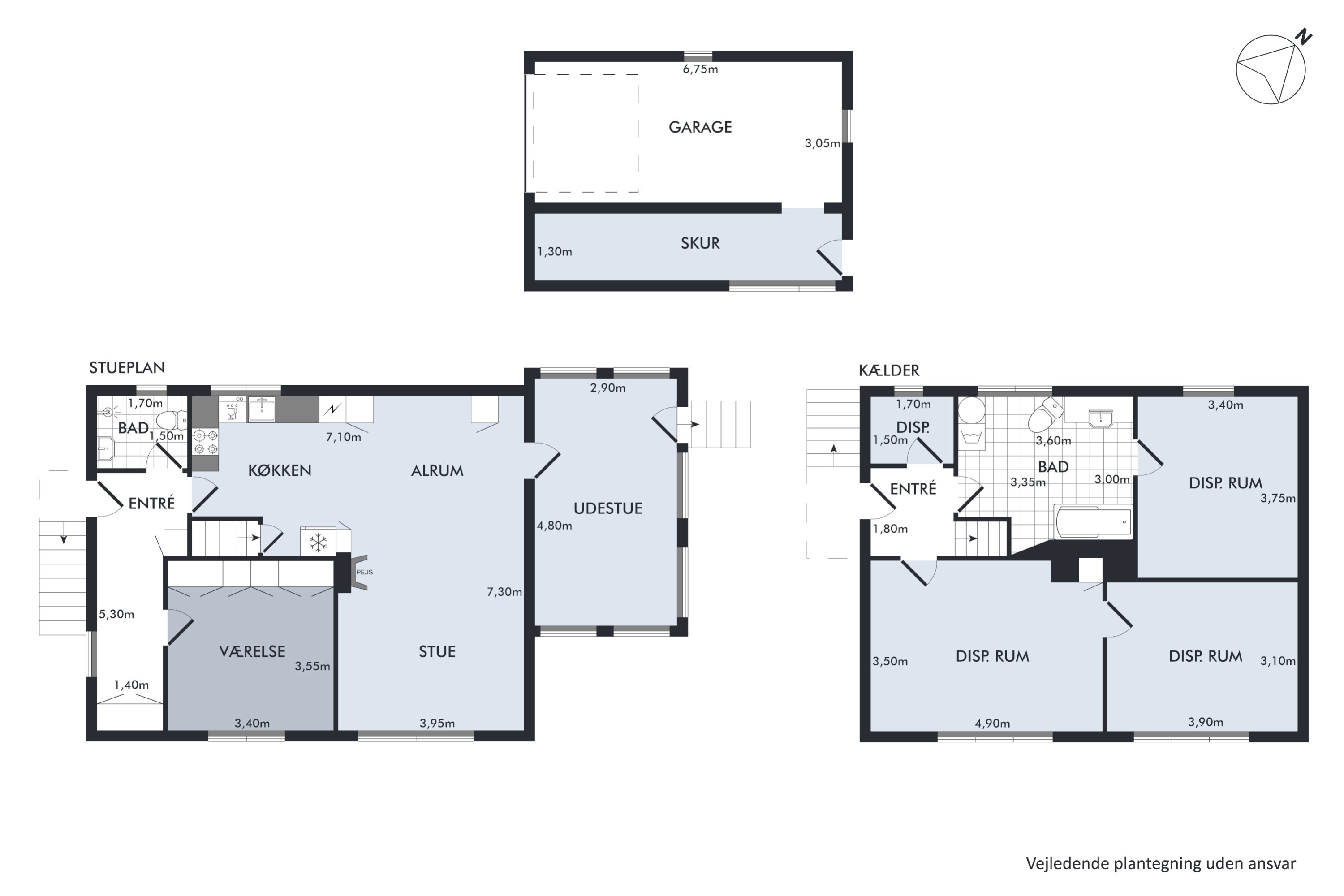 Plantegninger billede af Kirkevænget 8, 8860 Ulstrup