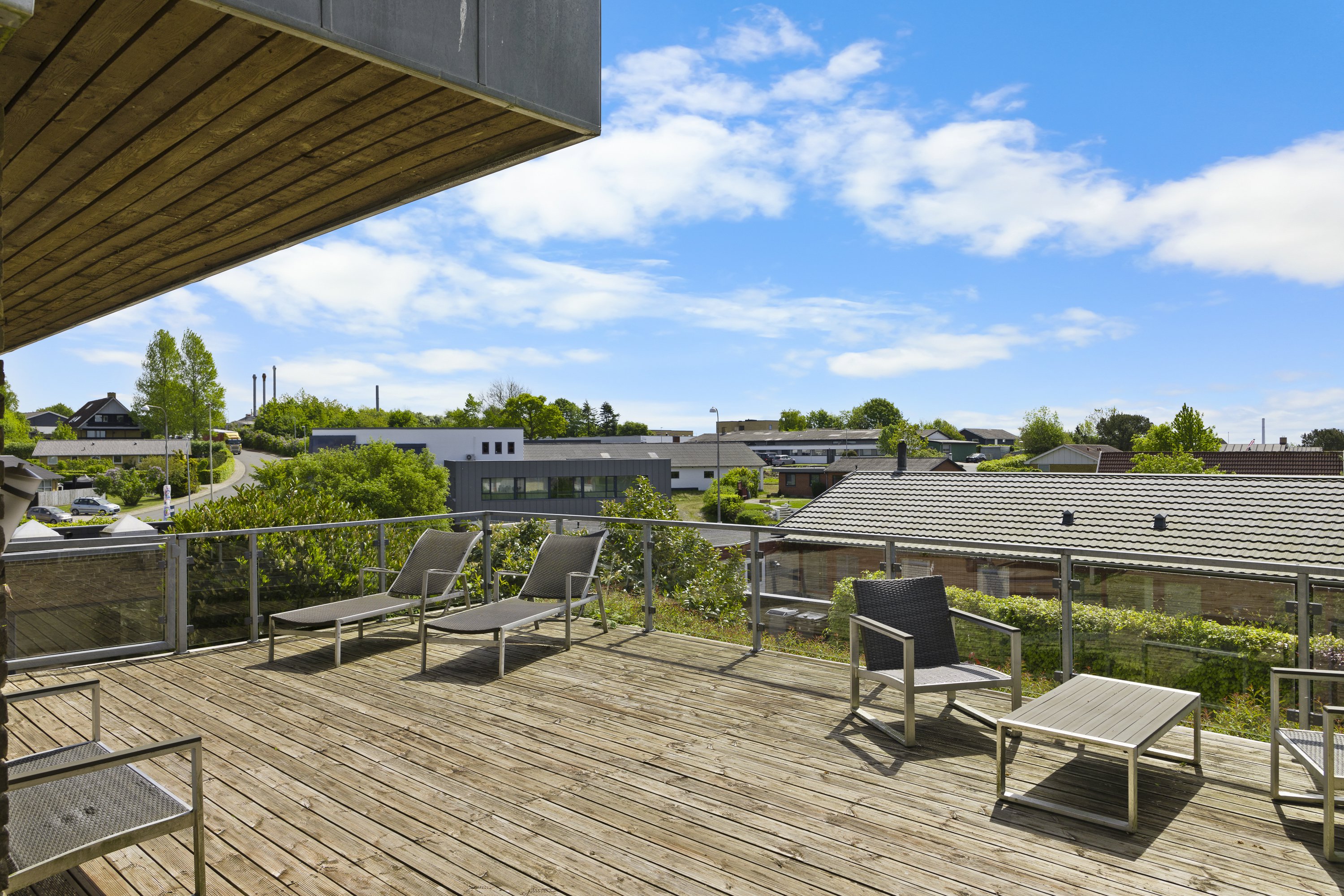 Fremhævet terrasse billede i fuldskærmstilstand. Billede af Granbakken 16, Taulov, 7000 Fredericia