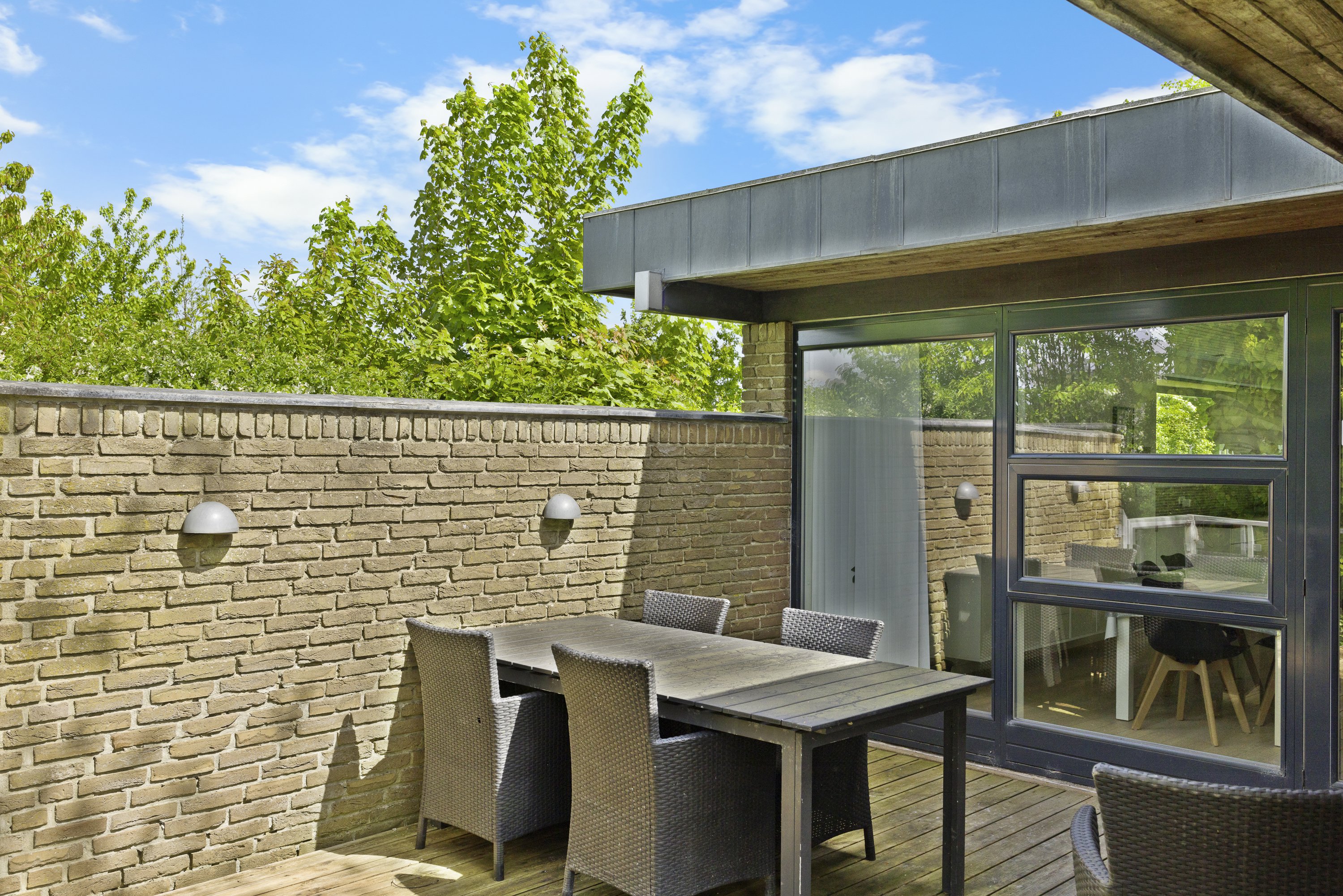 Fremhævet terrasse billede i fuldskærmstilstand. Billede af Granbakken 16, Taulov, 7000 Fredericia