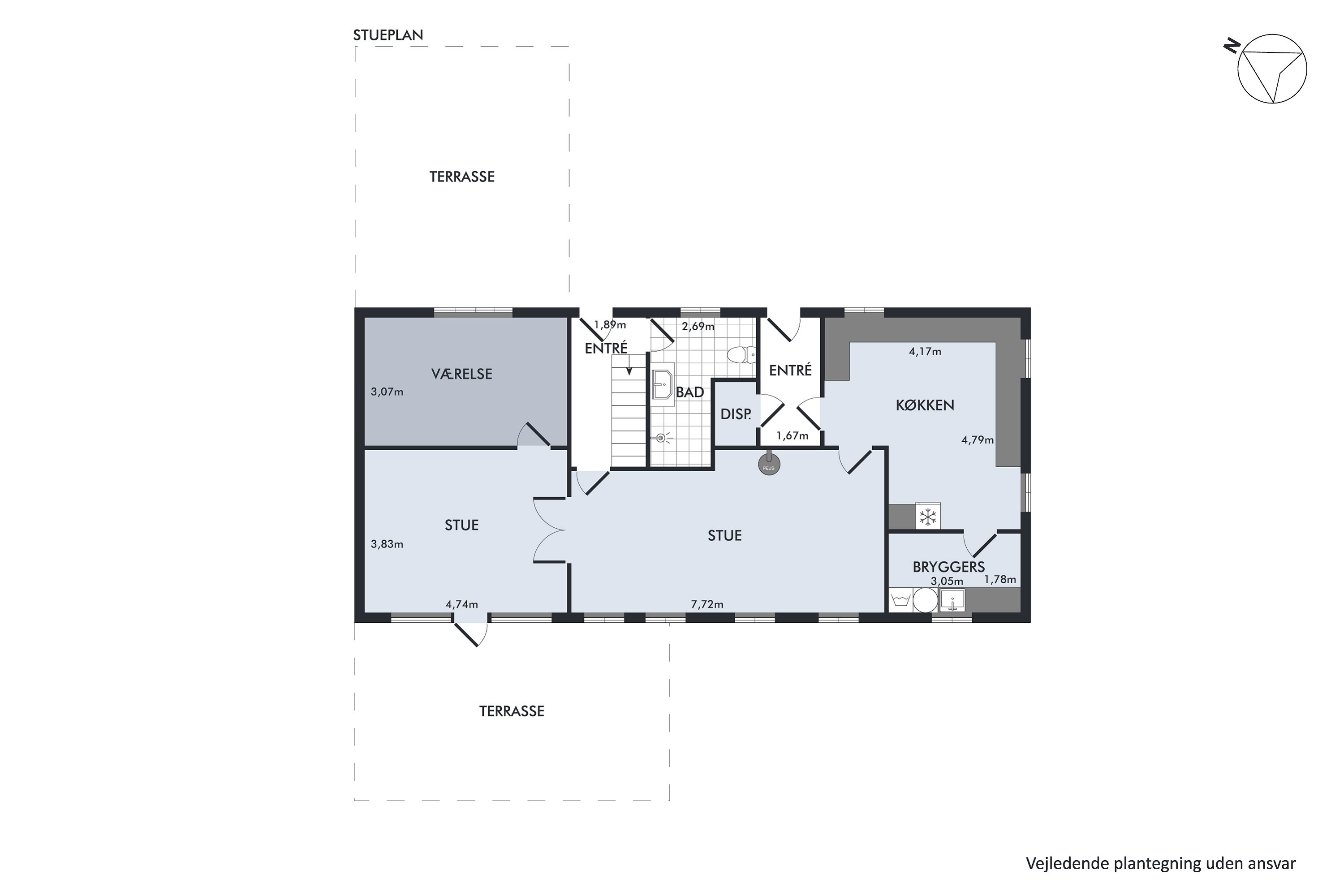 Plantegninger billede af Ramskovvej 3, 8500 Grenaa