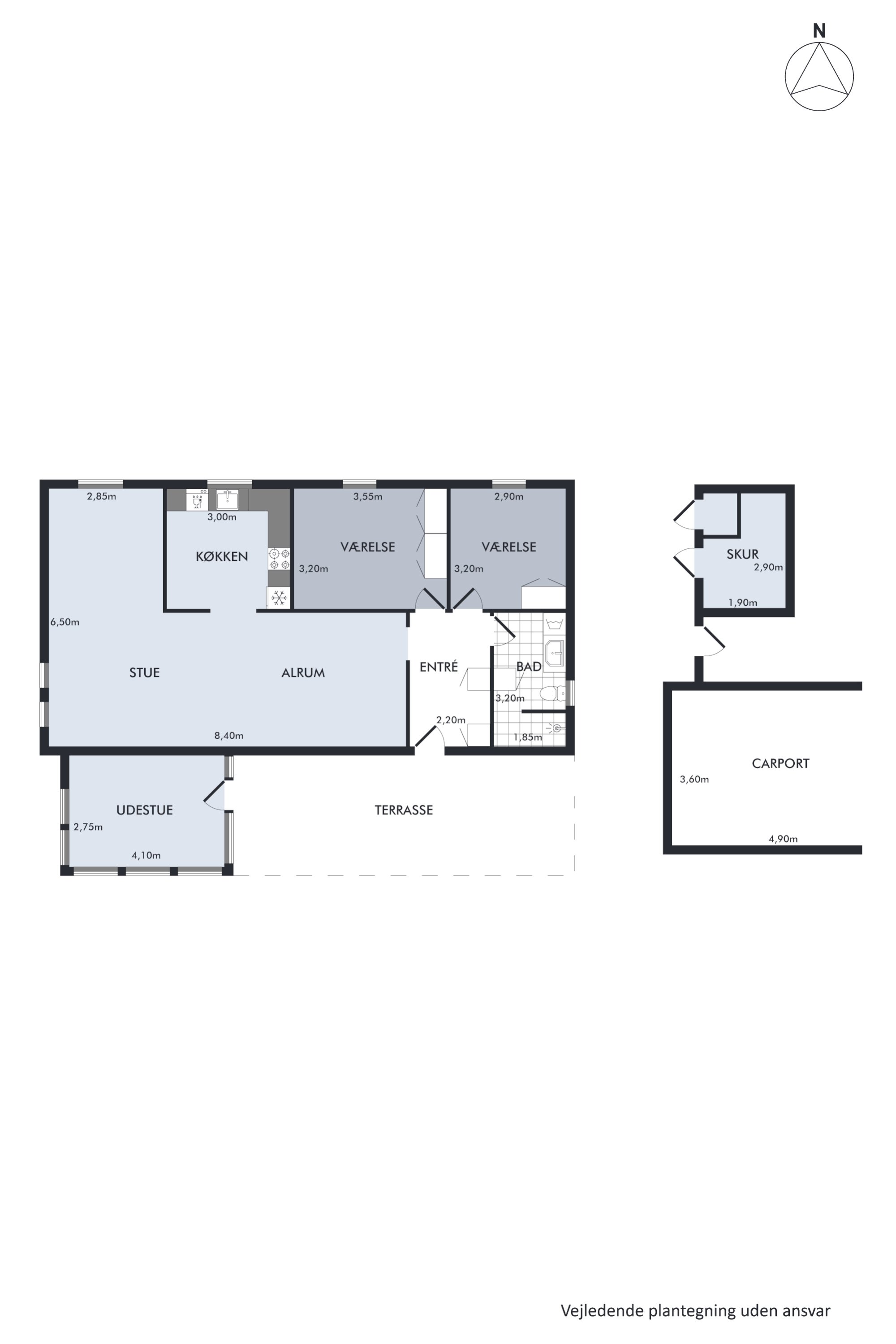 Plantegninger billede af Østervænget 56, 8840 Rødkærsbro