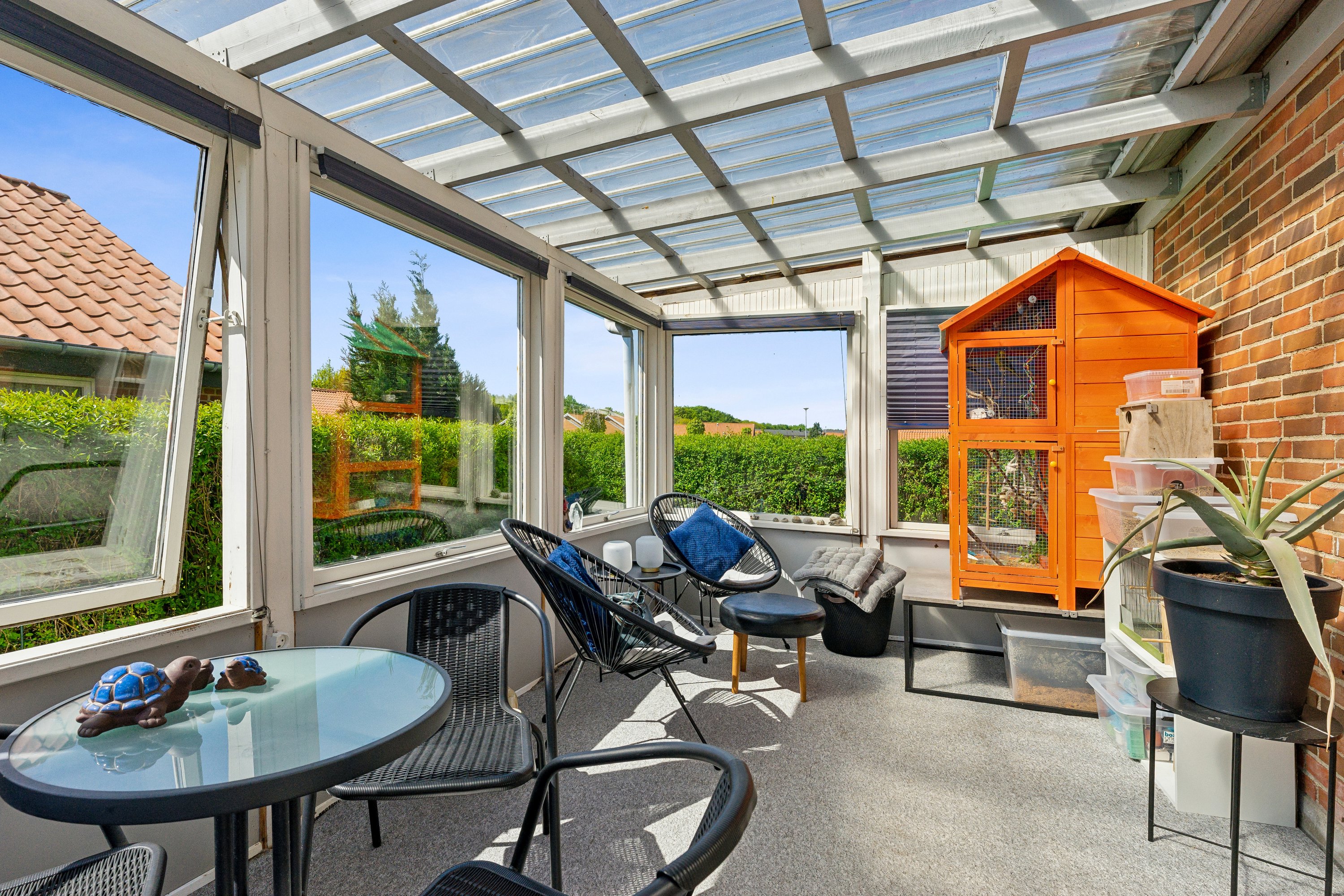 Fremhævet terrasse billede i fuldskærmstilstand. Billede af Østervænget 56, 8840 Rødkærsbro