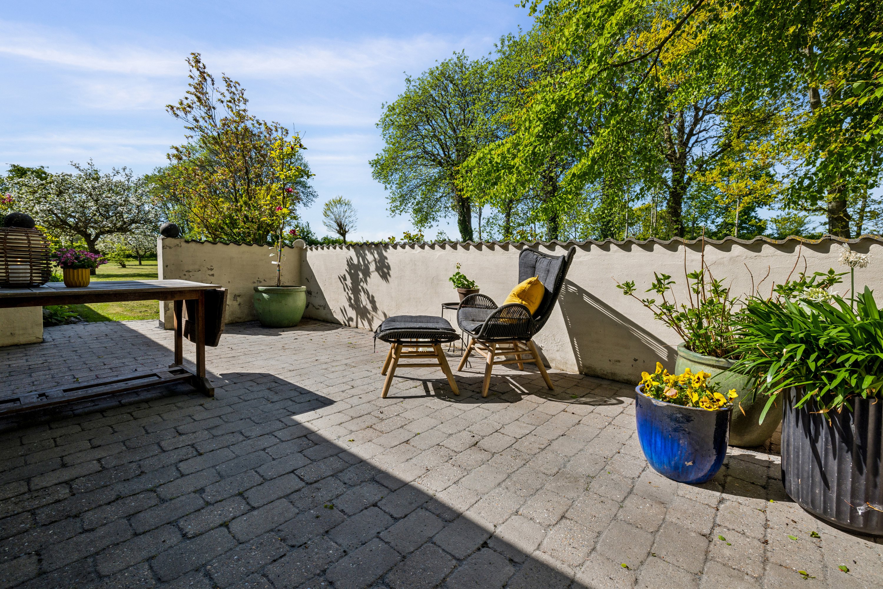 Fremhævet terrasse billede i fuldskærmstilstand. Billede af Ramskovvej 3, 8500 Grenaa