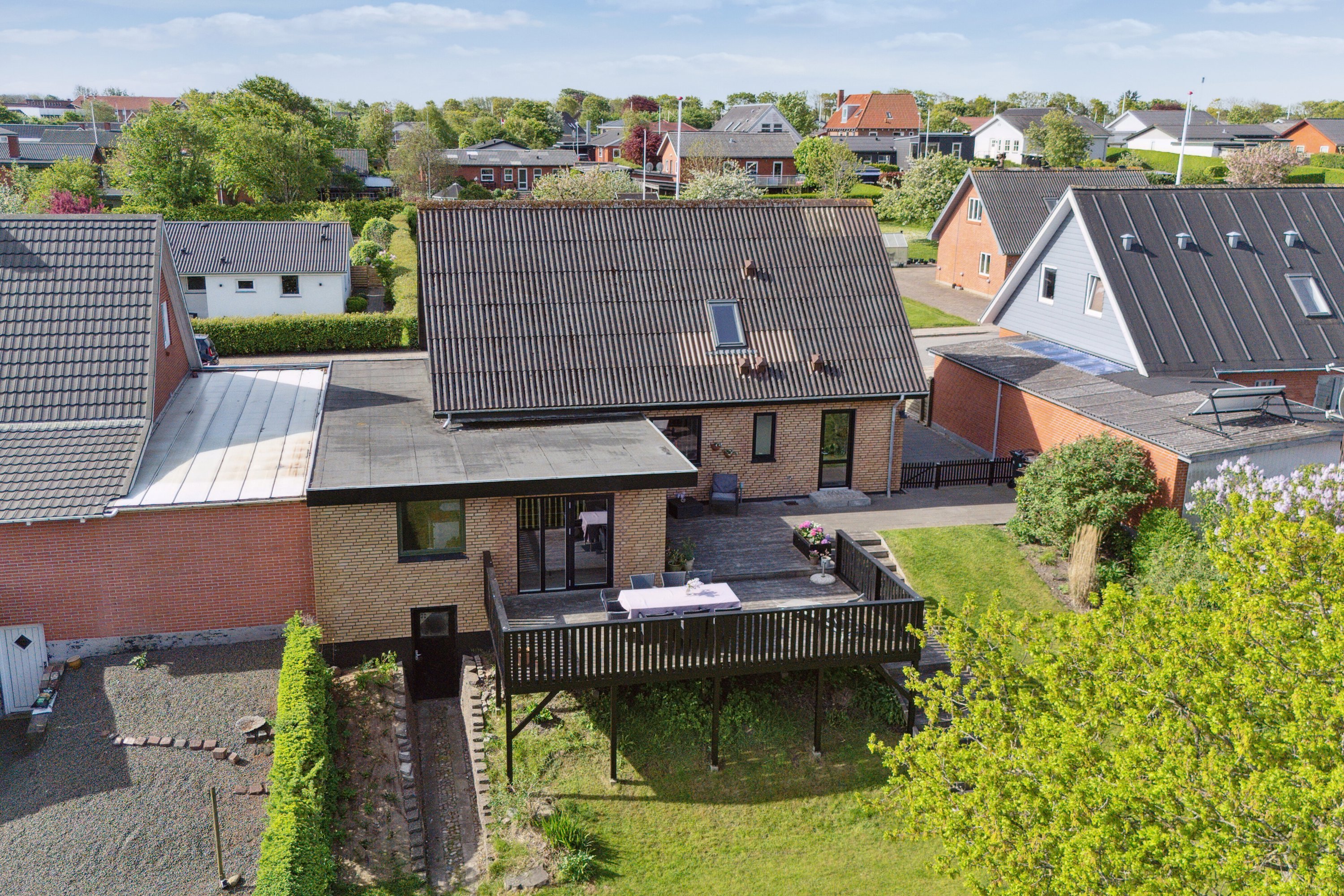 Fremhævet set fra haven billede i fuldskærmstilstand. Billede af Grandalsvej 22, Tilsted, 7700 Thisted