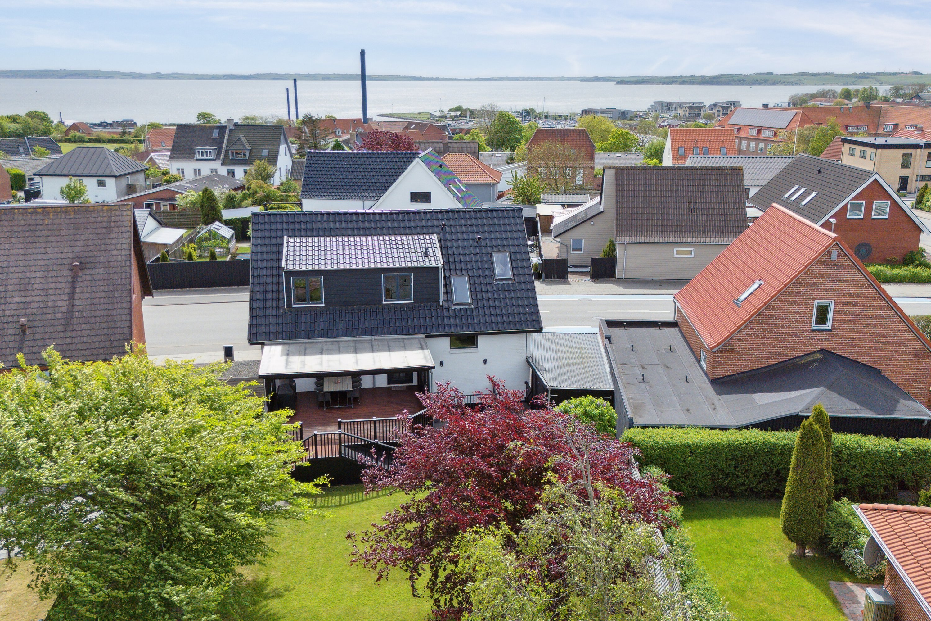 Fremhævet set fra haven billede i fuldskærmstilstand. Billede af Thylandsvej 51, 7700 Thisted