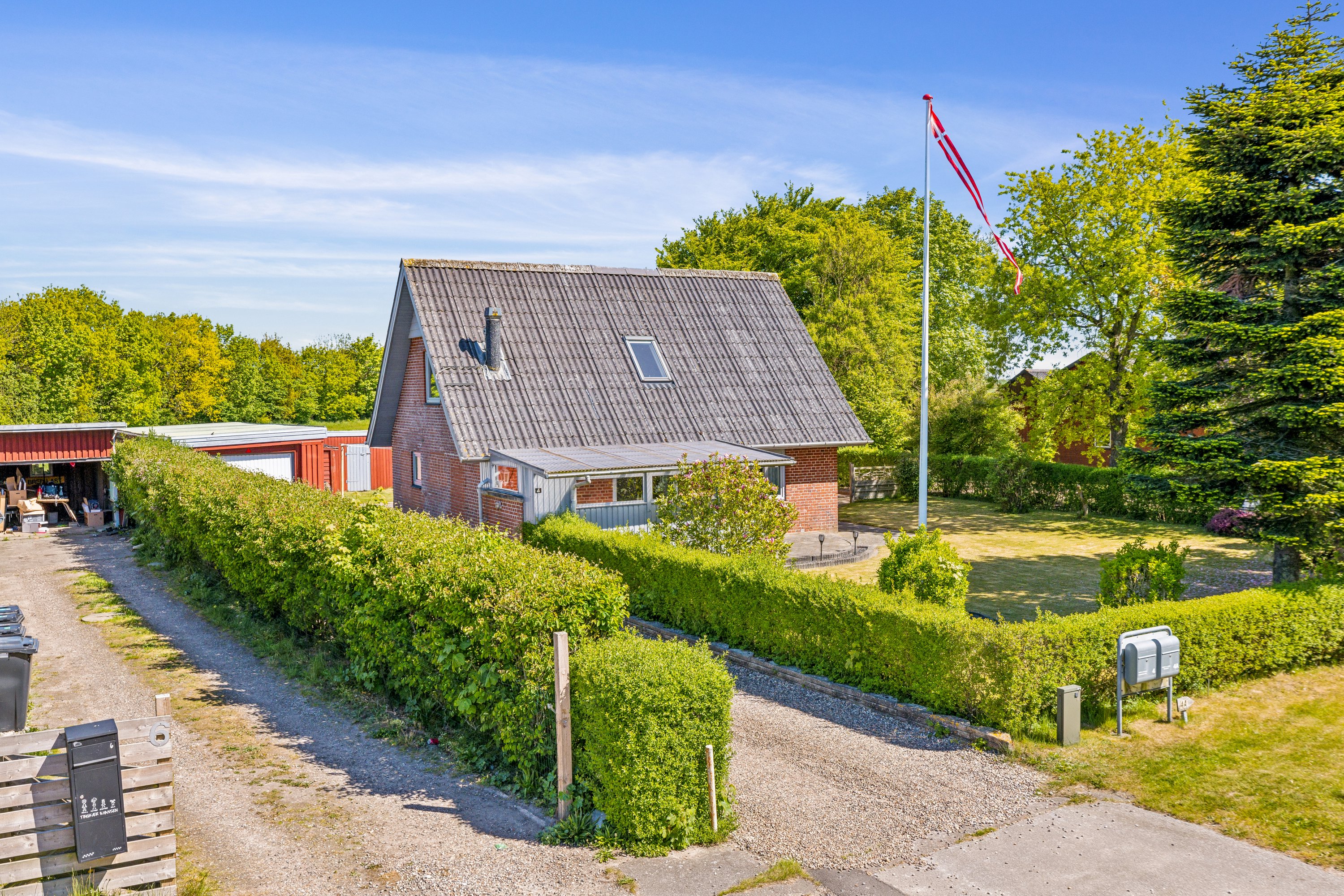 Miniaturebillede 1: luftfoto. Billede af Marskvej 4, Ø Vedsted, 6760 Ribe