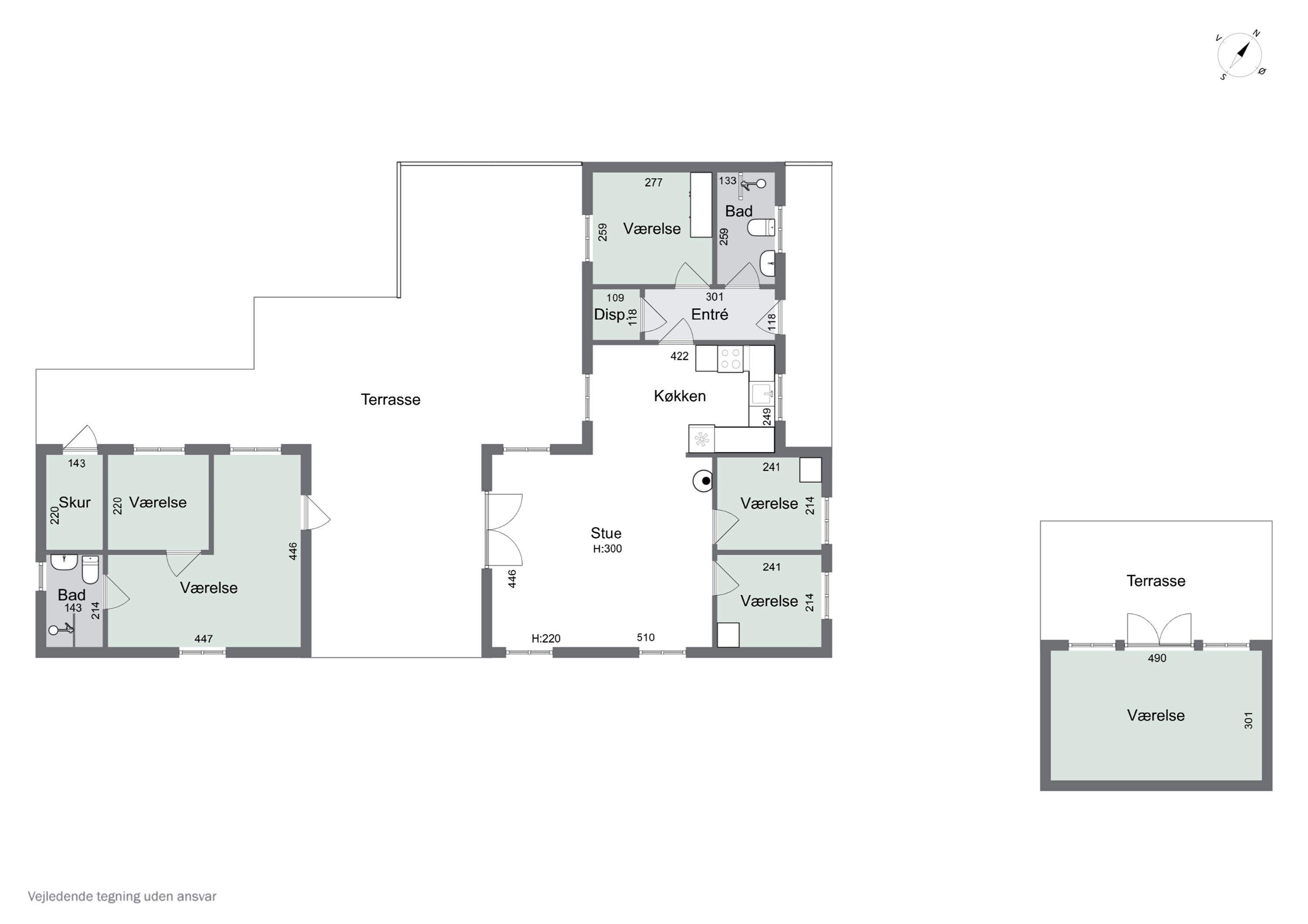 Plantegninger billede af Poppelvej 20, 4500 Nykøbing Sj