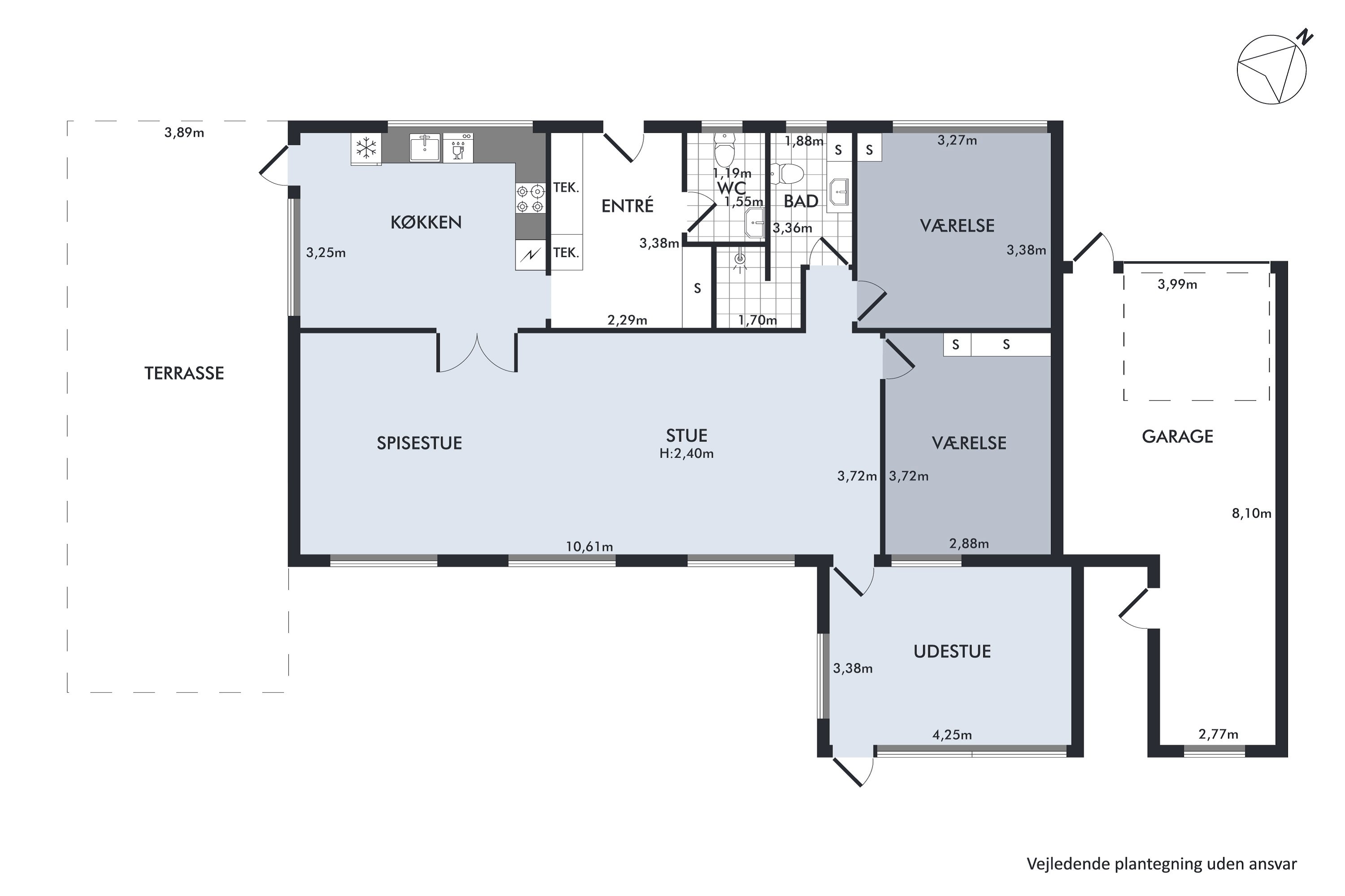 Plantegninger billede af Fennevej 8, 4671 Strøby